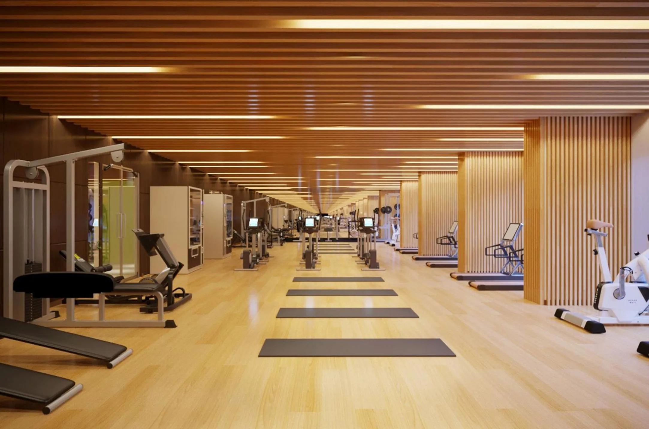 Fitness centre/facilities in Flamingo Resort Dai Lai