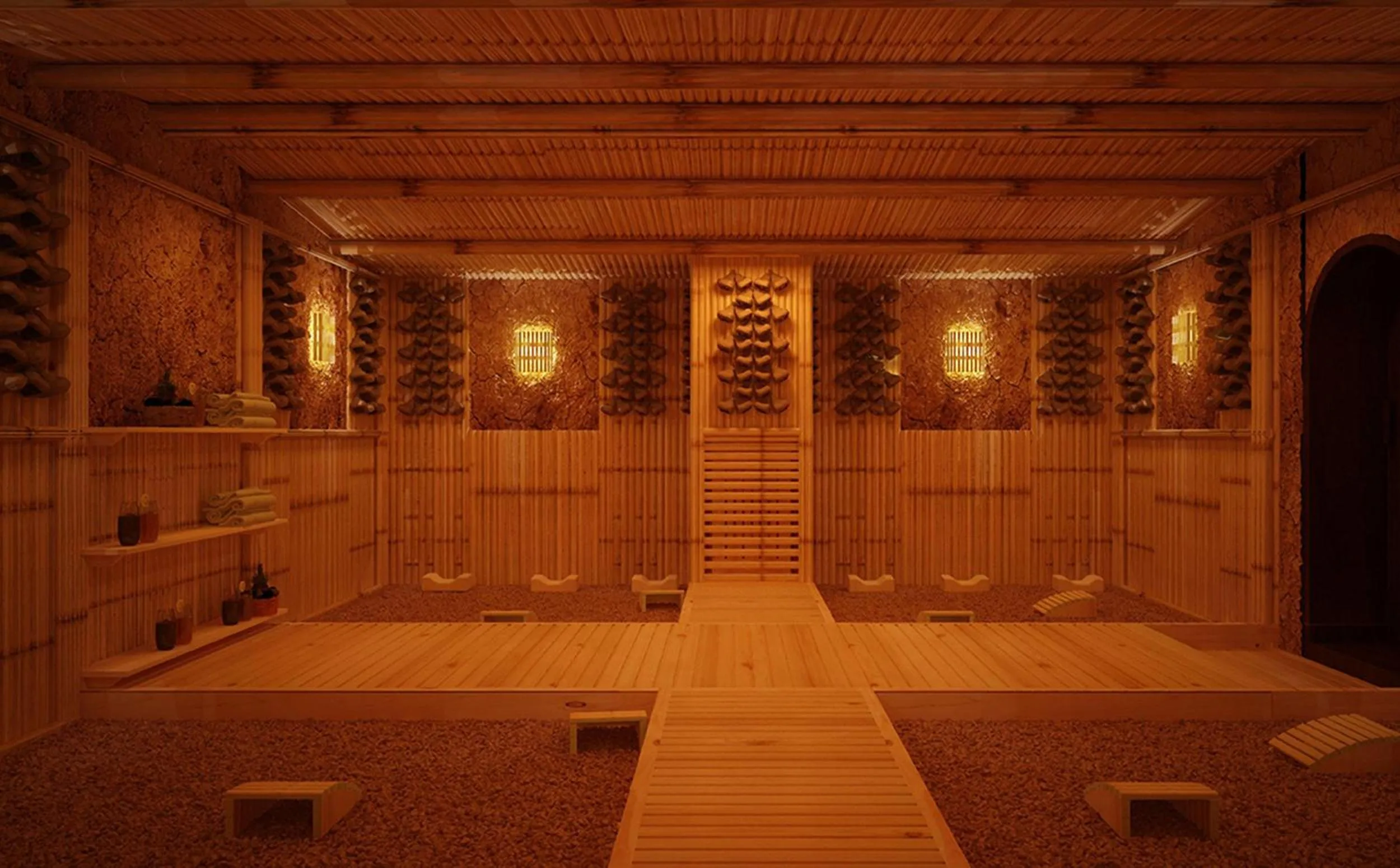 Sauna in Flamingo Resort Dai Lai