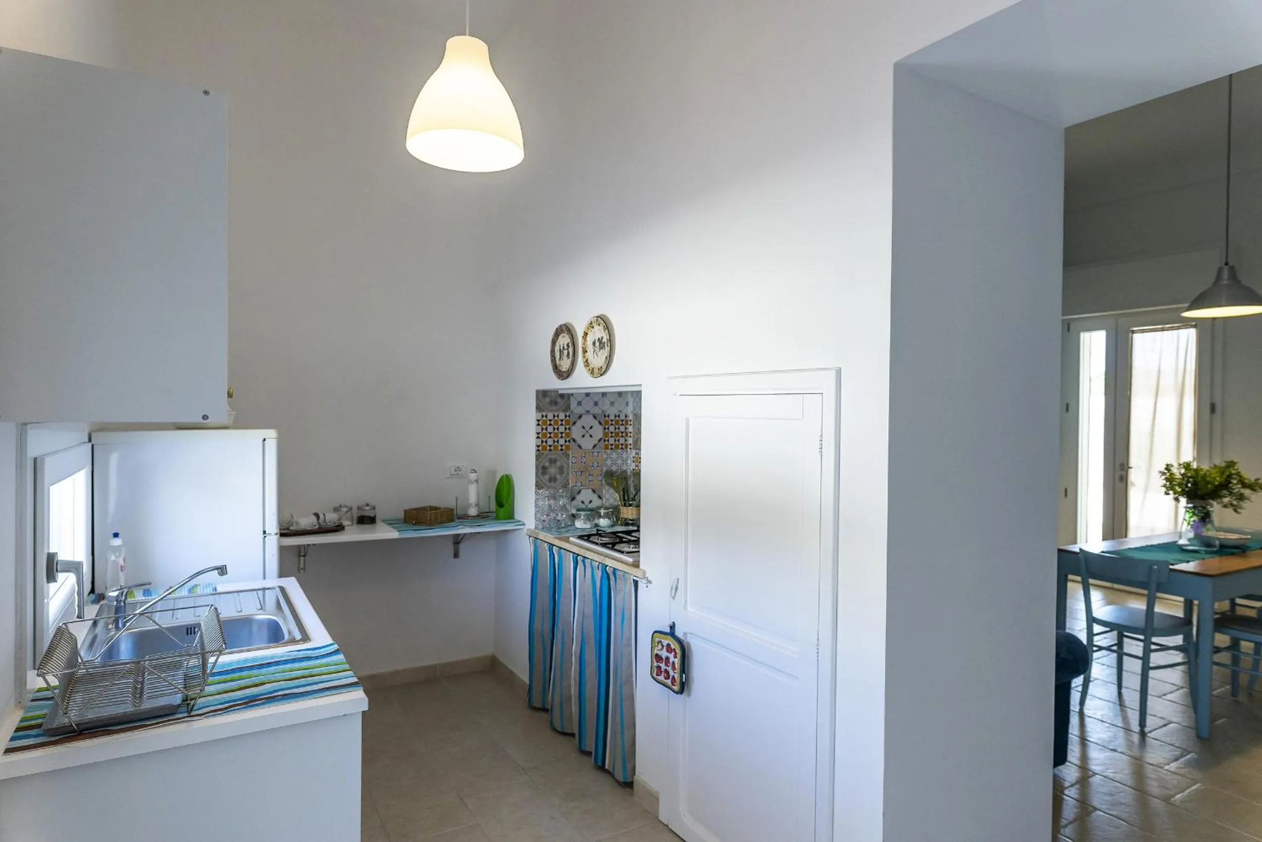 Kitchen or kitchenette in Le Terrazze b&b Capilungo