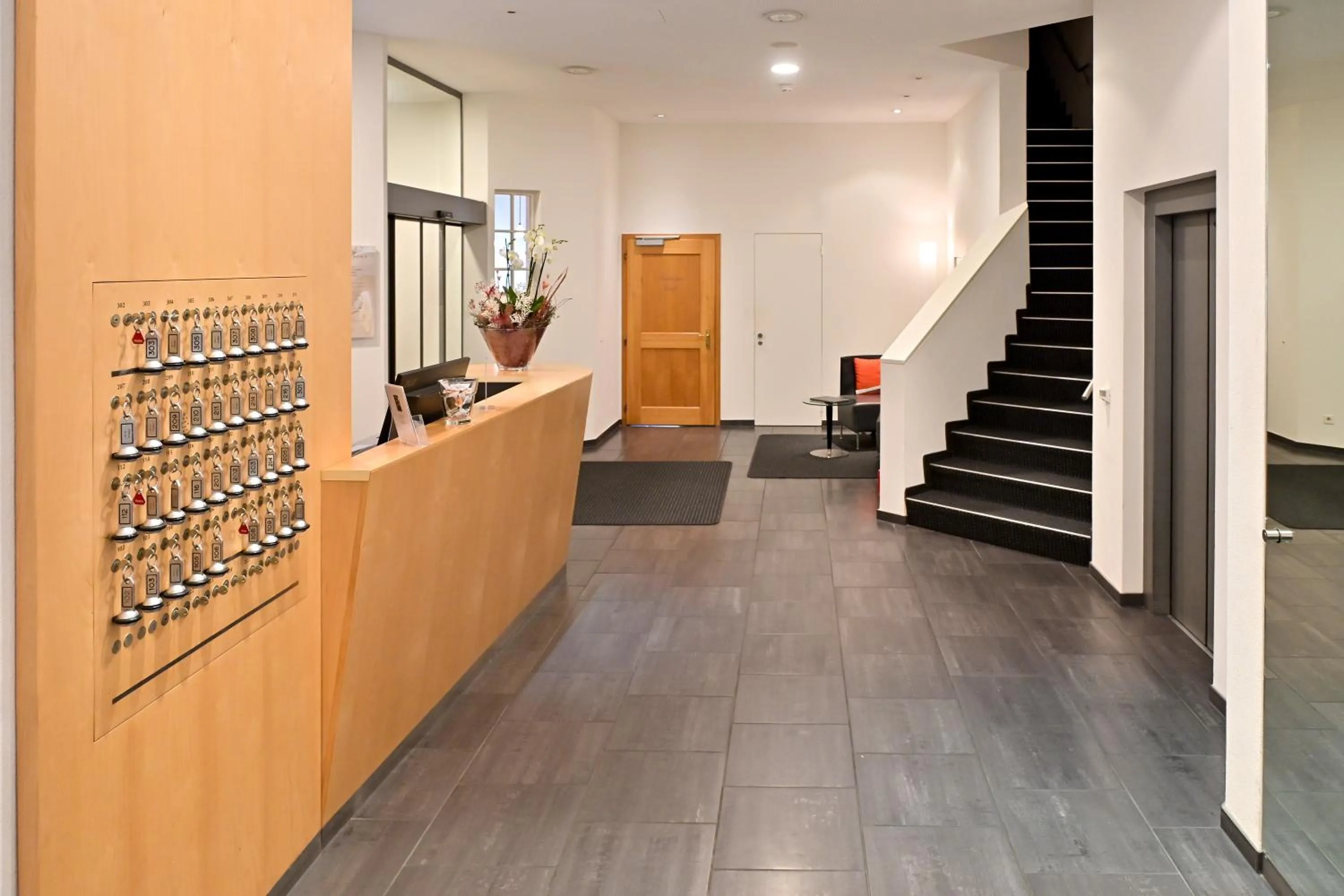 Lobby or reception in Hotel Zofingen