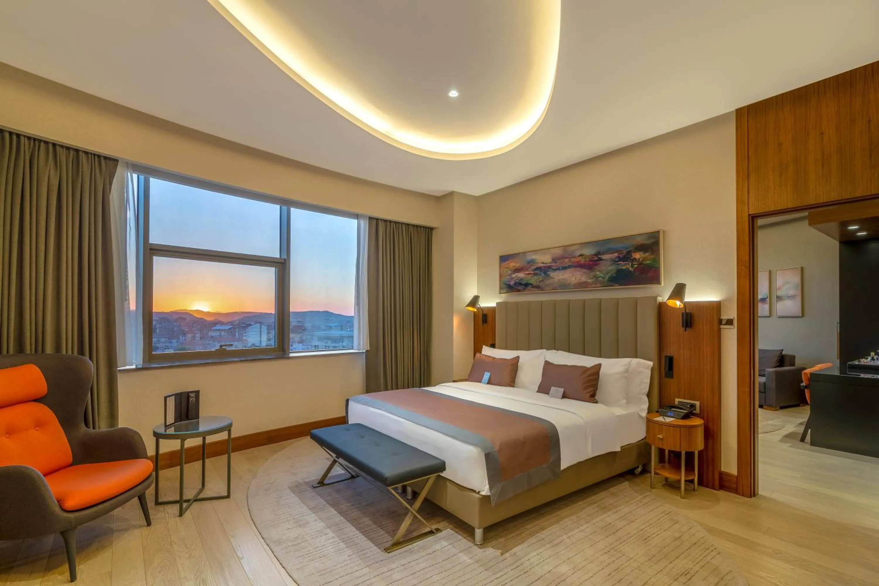 Photo of the whole room, Bed in Crowne Plaza Cappadocia - Nevsehir by IHG
