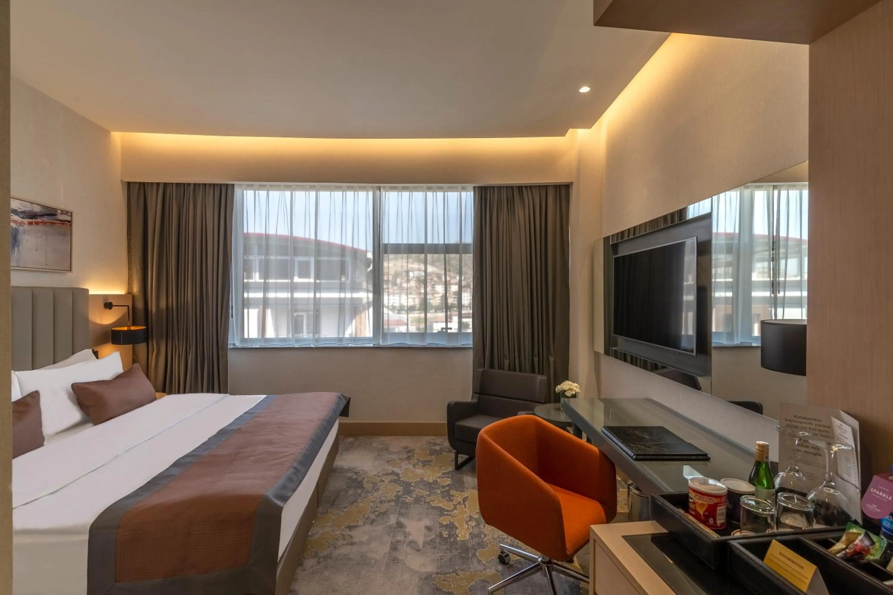 Photo of the whole room, Bed in Crowne Plaza Cappadocia - Nevsehir by IHG