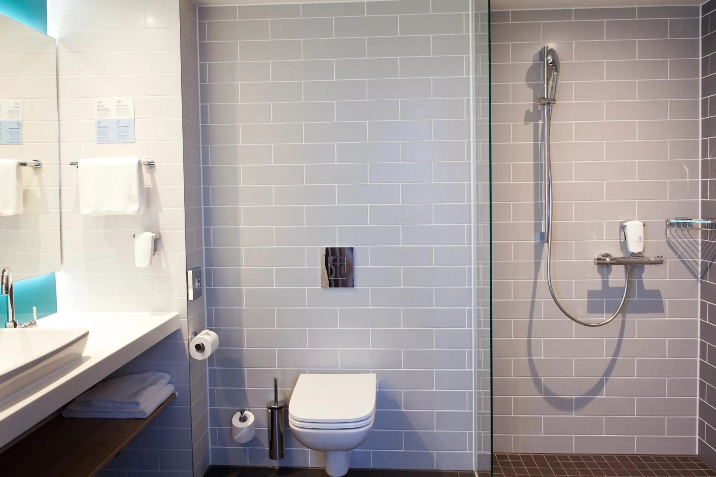Shower in Holiday Inn Express Frankfurt Airport - Raunheim by IHG