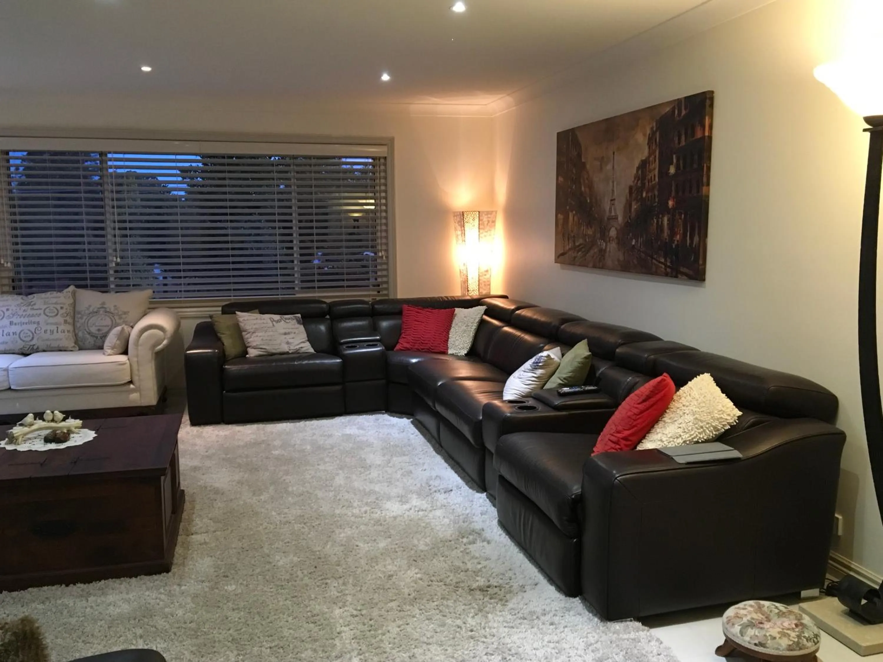 Family in Bed and Breakfast