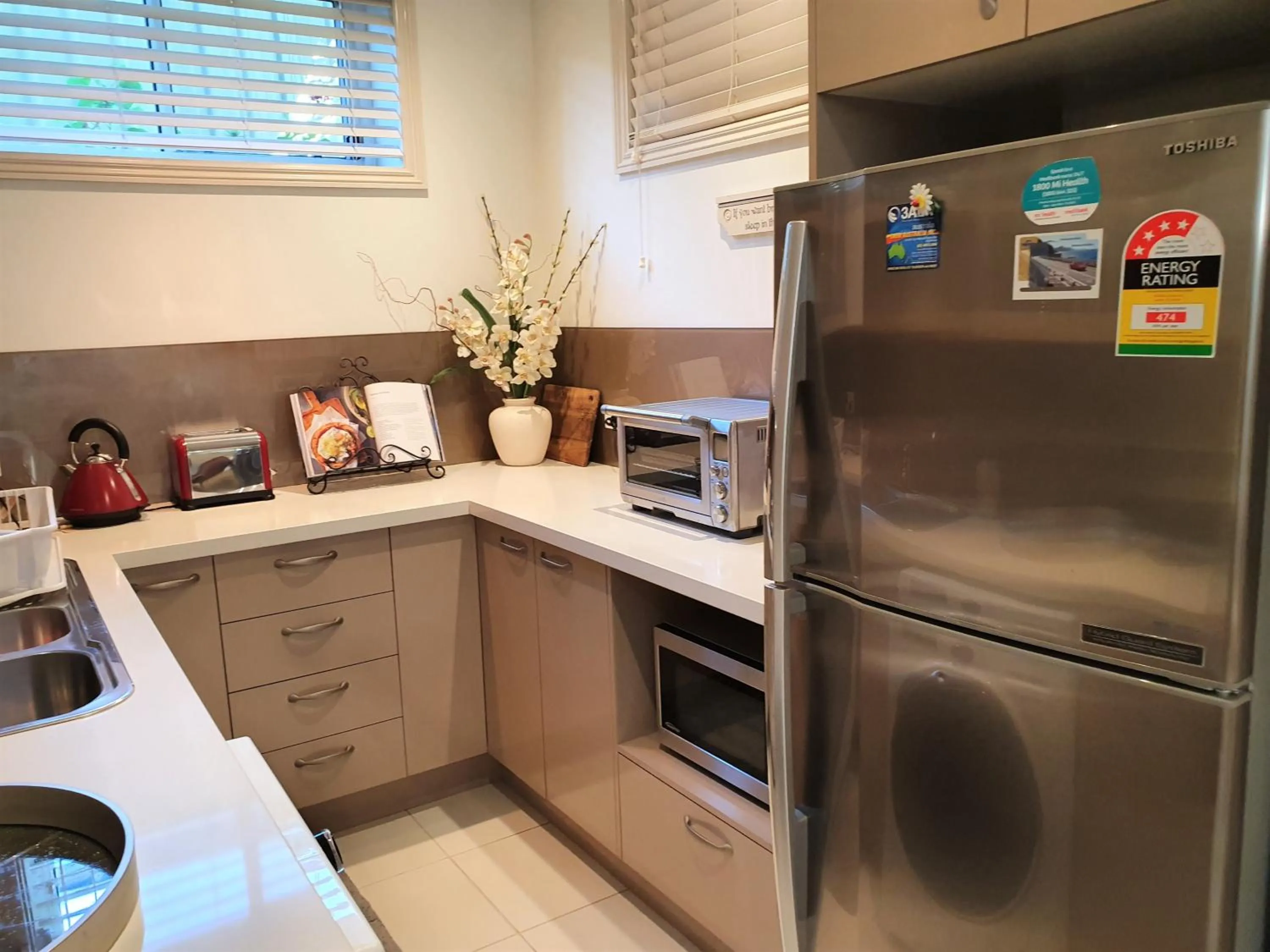 Kitchen or kitchenette in Bed and Breakfast