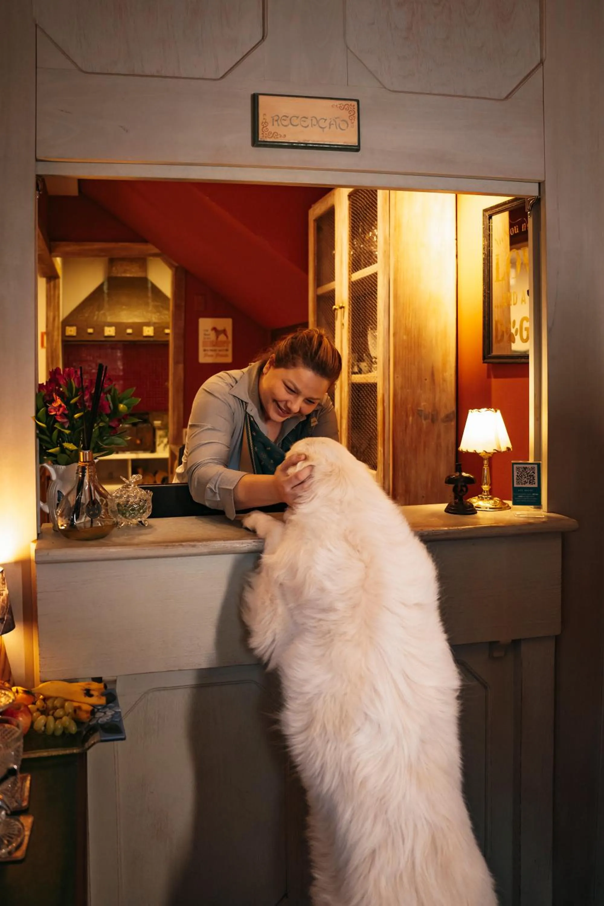 Lobby or reception in Petit Casa da Montanha