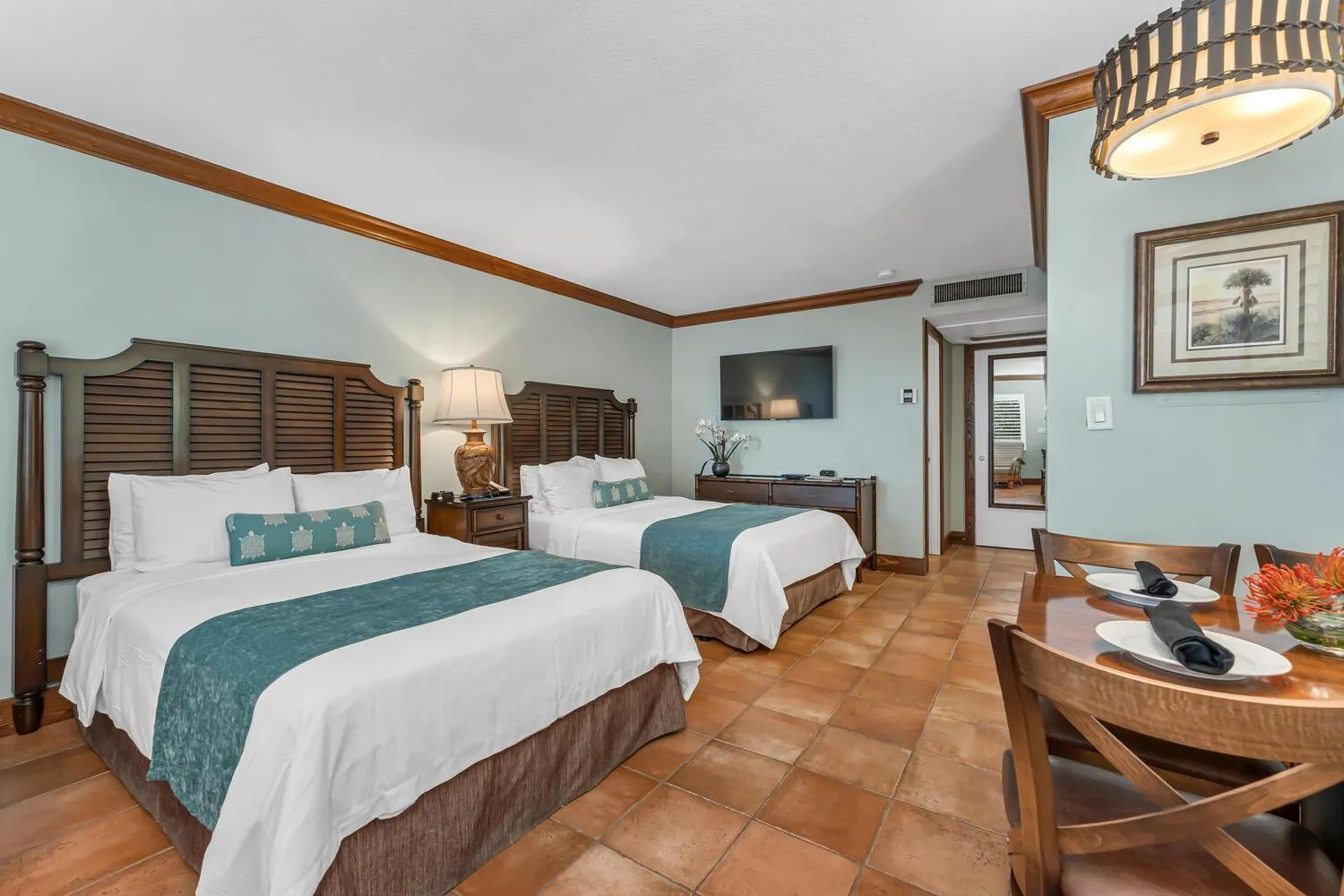 Bed in Vanderbilt Beach Resort