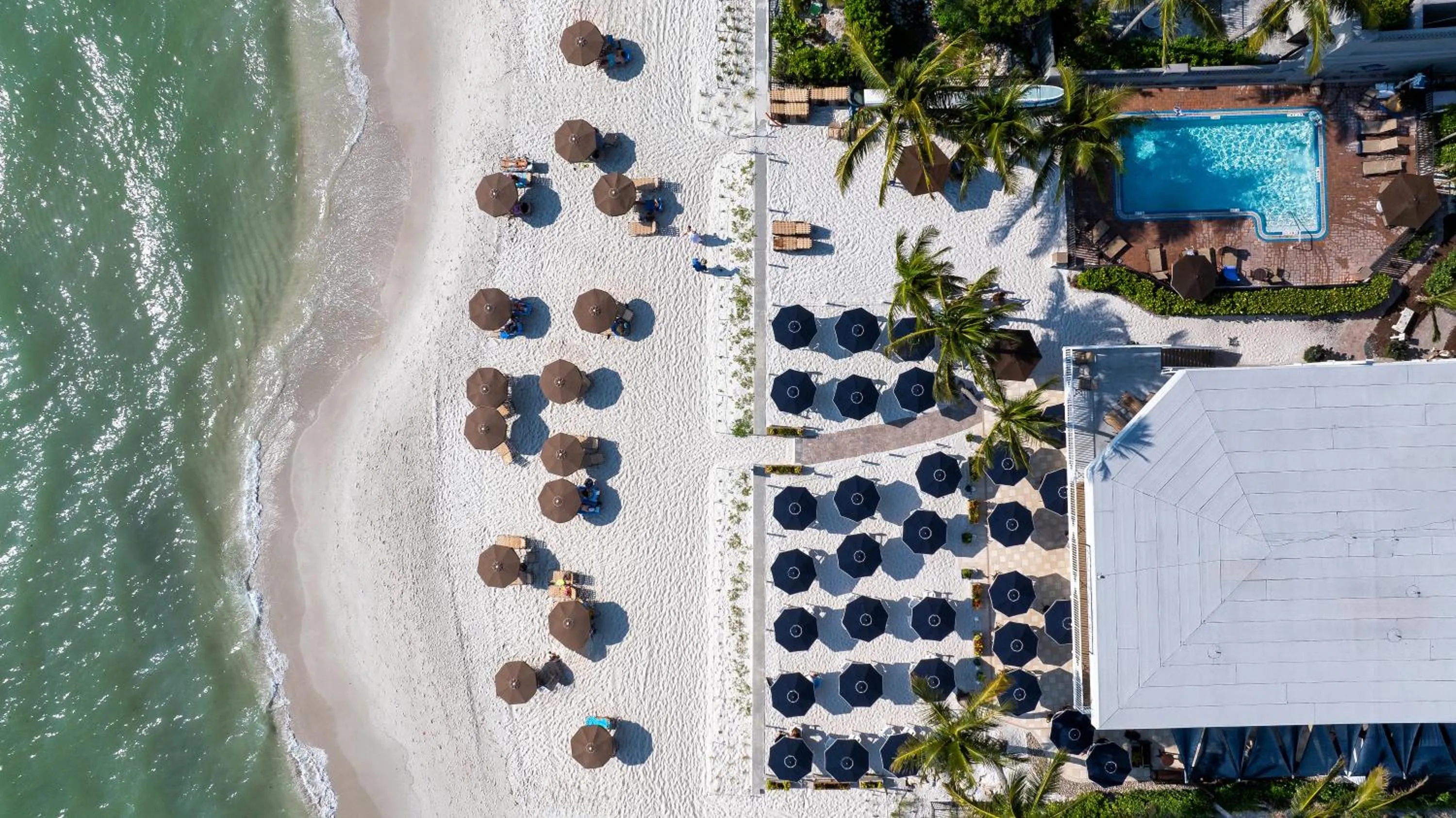 Bird's eye view in Vanderbilt Beach Resort