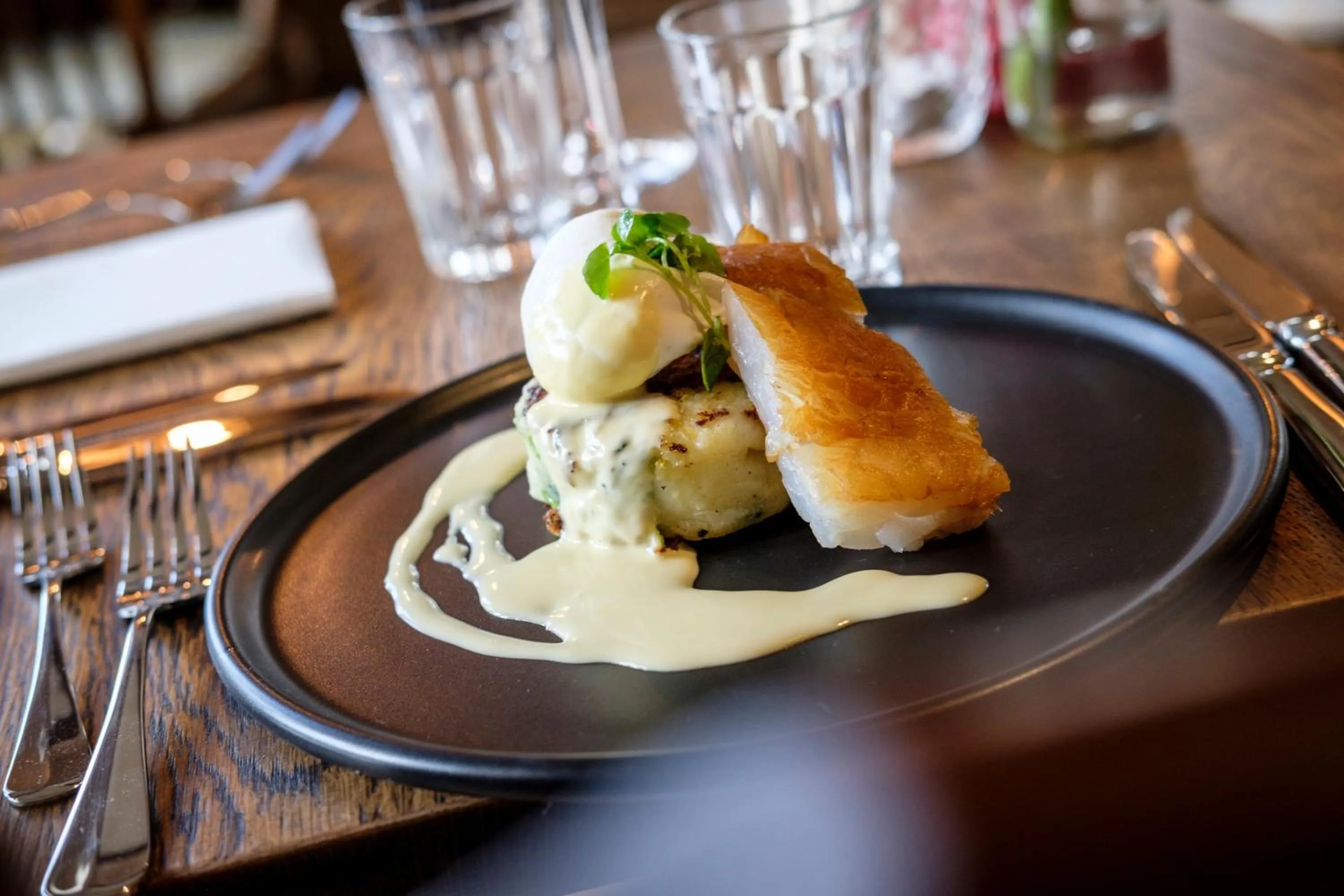 Food close-up in The White Hart