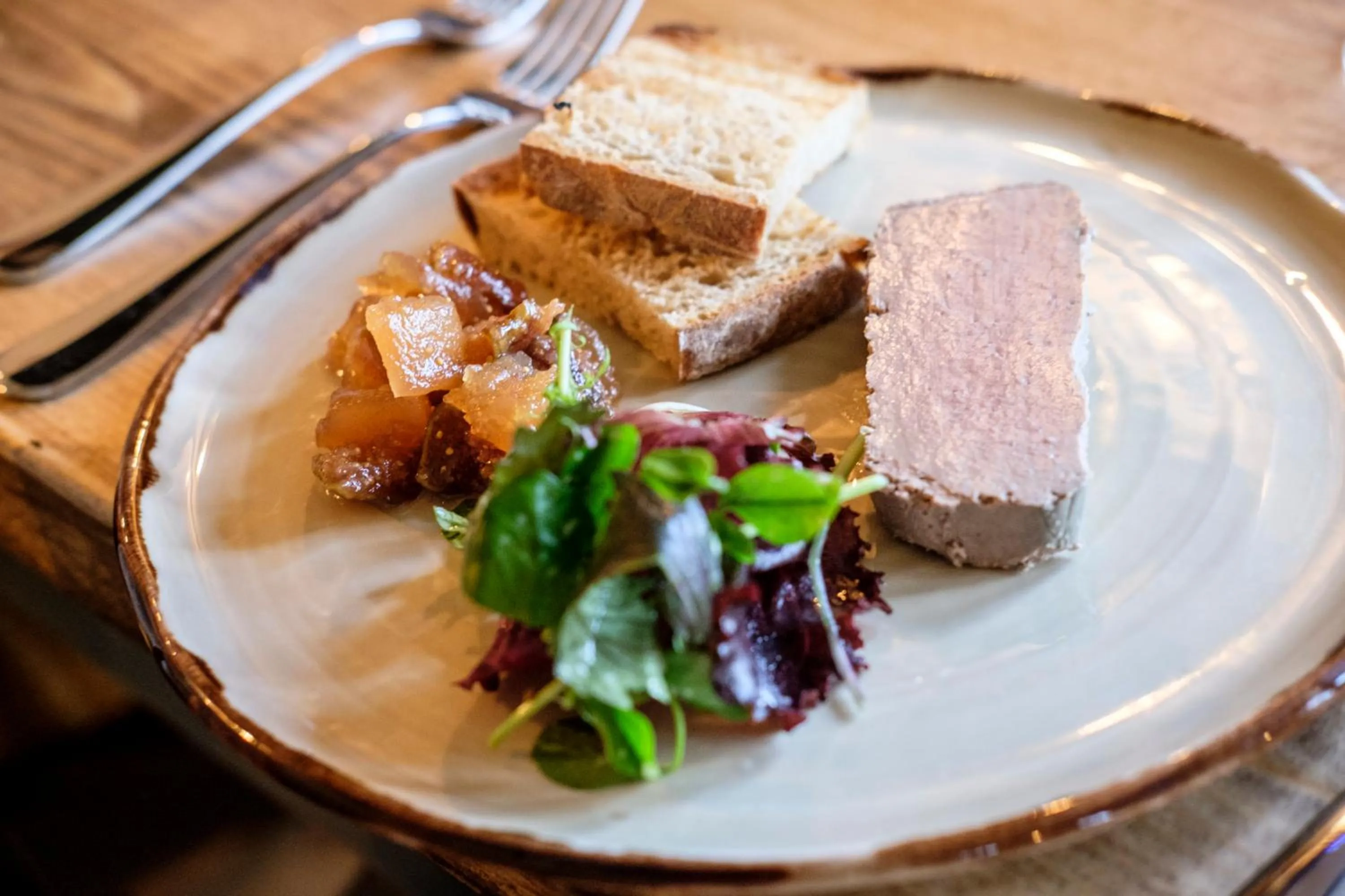Food close-up in The White Hart
