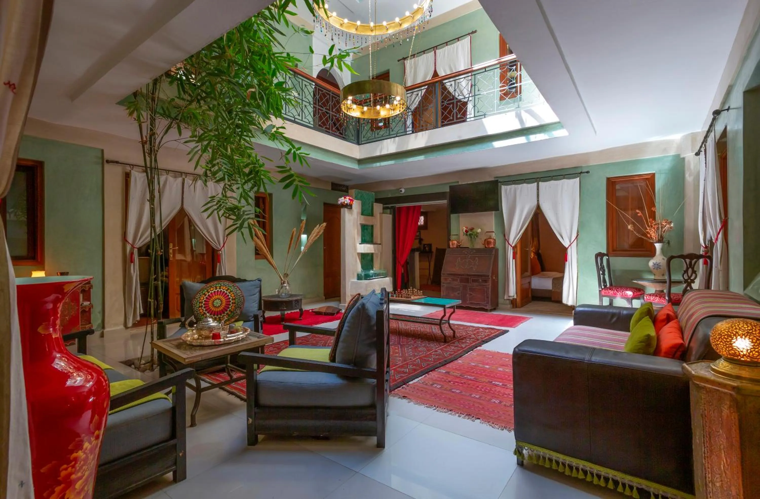 Living room in Riad l'Heure d'Eté