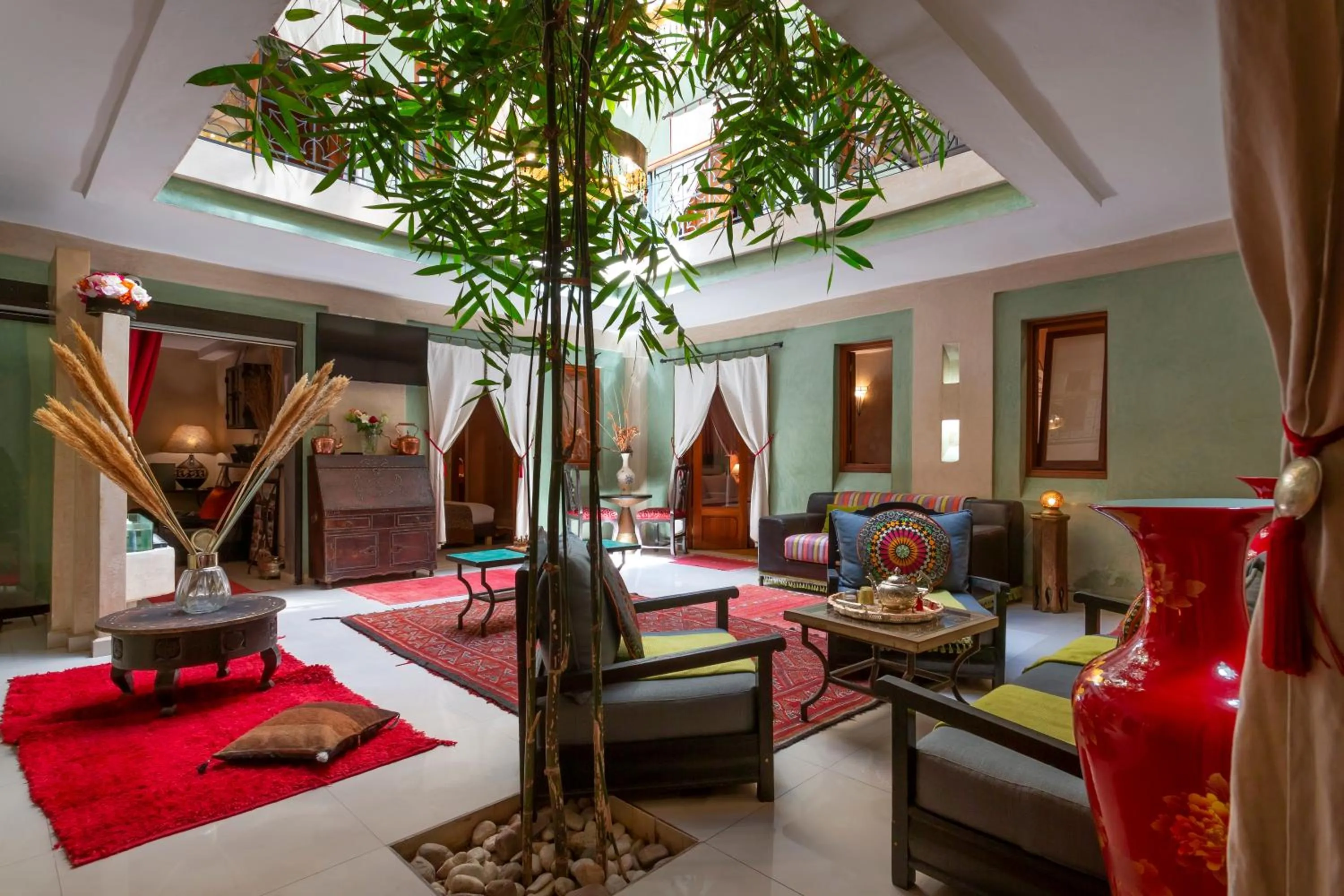 Living room in Riad l'Heure d'Eté
