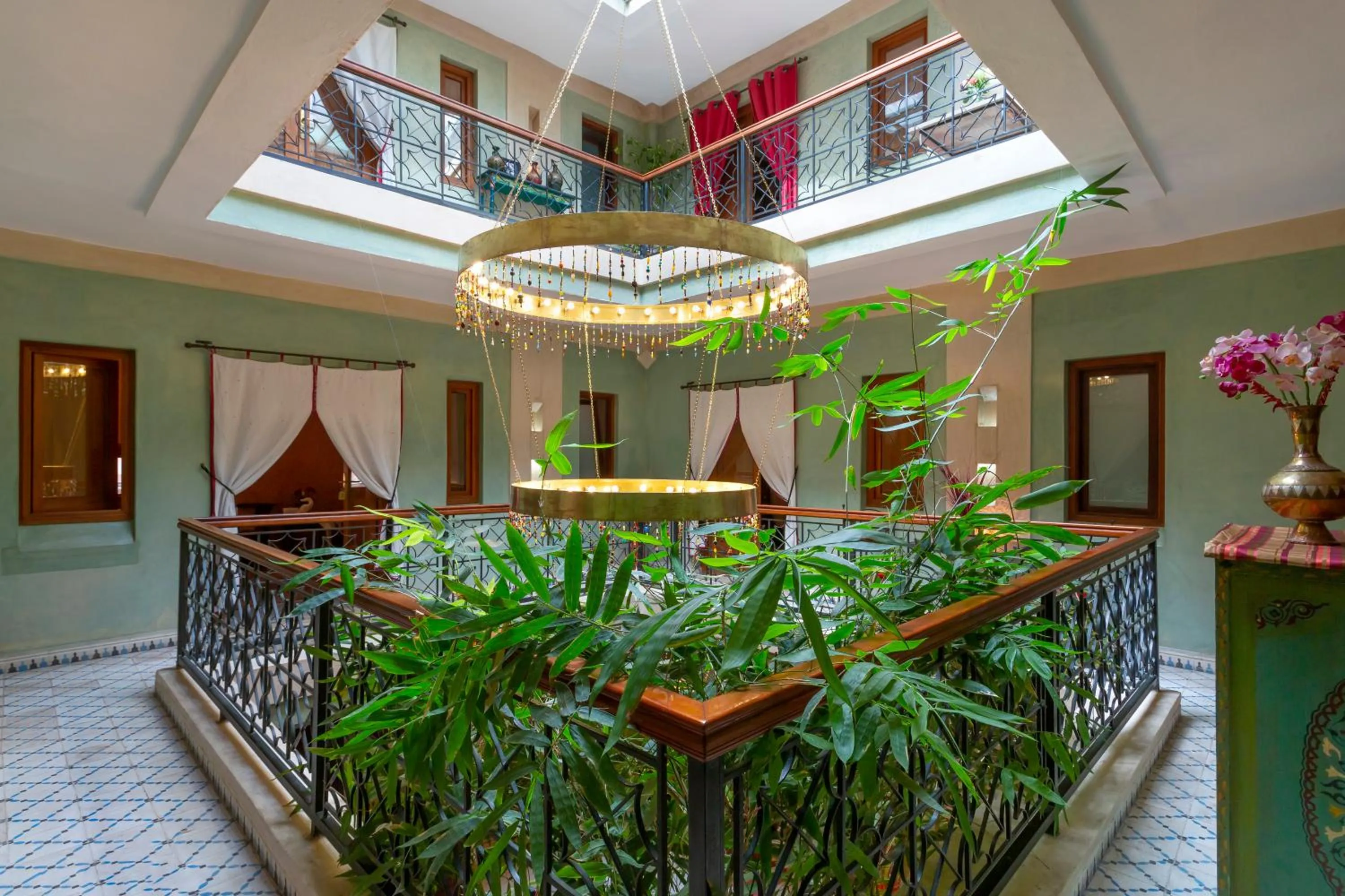 Patio in Riad l'Heure d'Eté