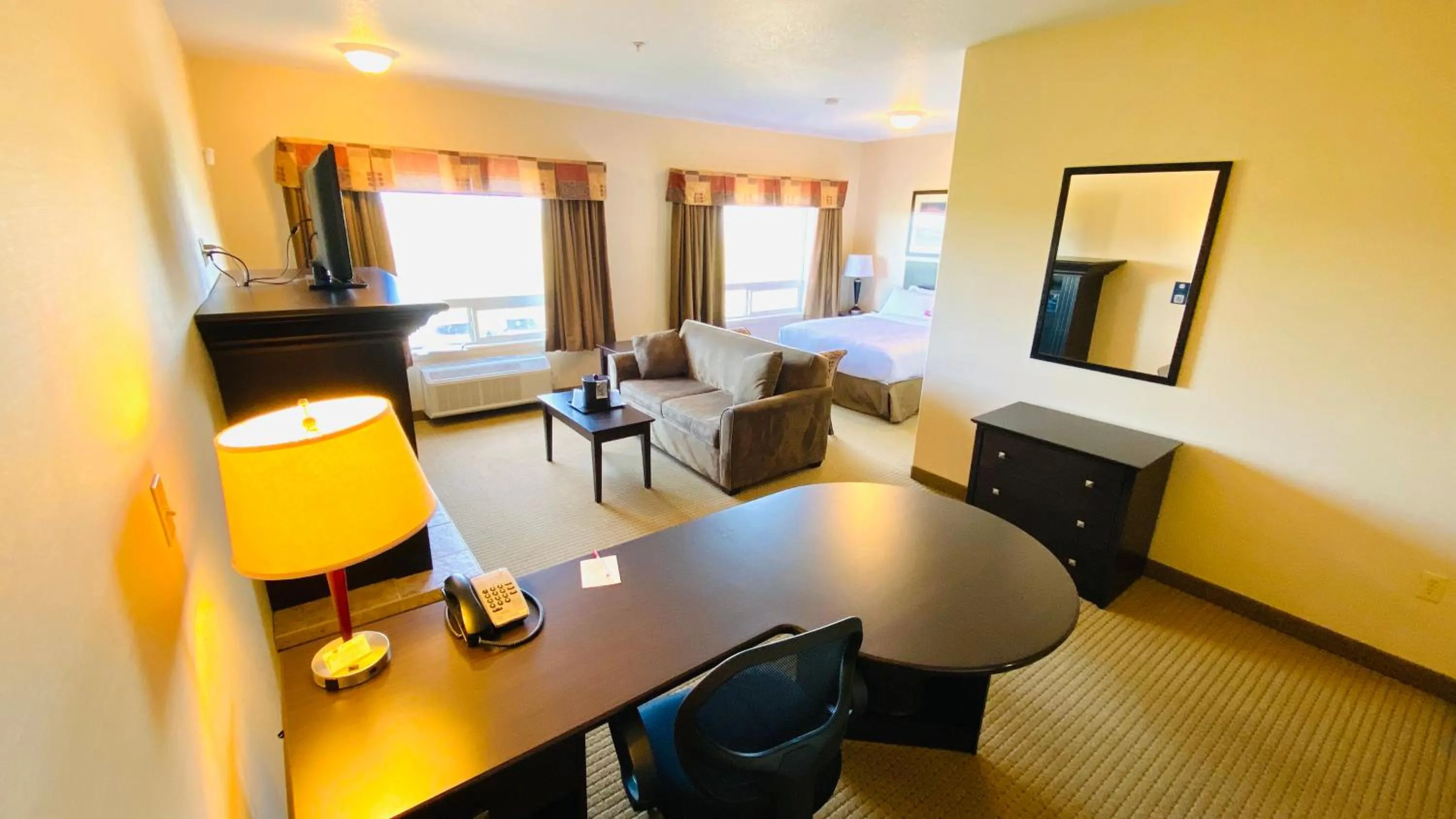 Seating area in Ramada by Wyndham Westlock