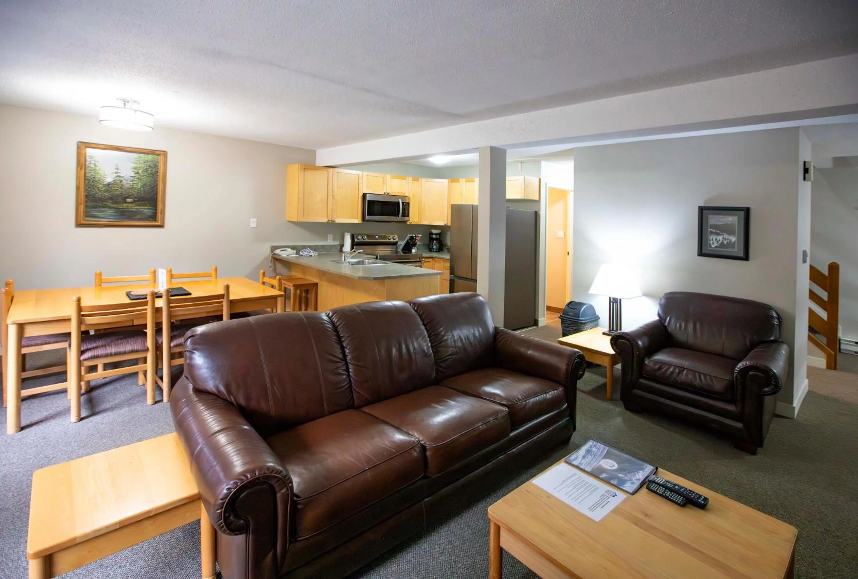 Living room in Panorama Vacation Retreat at Horsethief Lodge