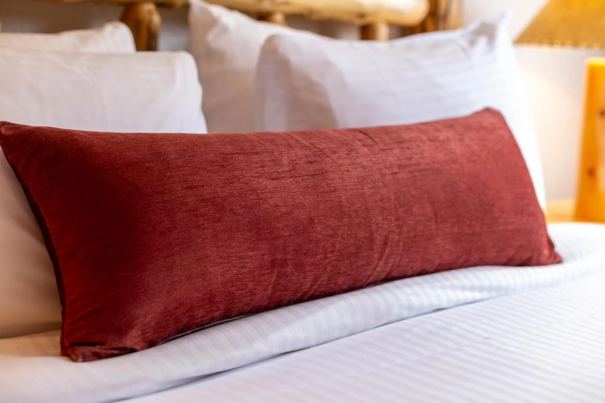 Bed in Red Wolf Lodge at Olympic Valley