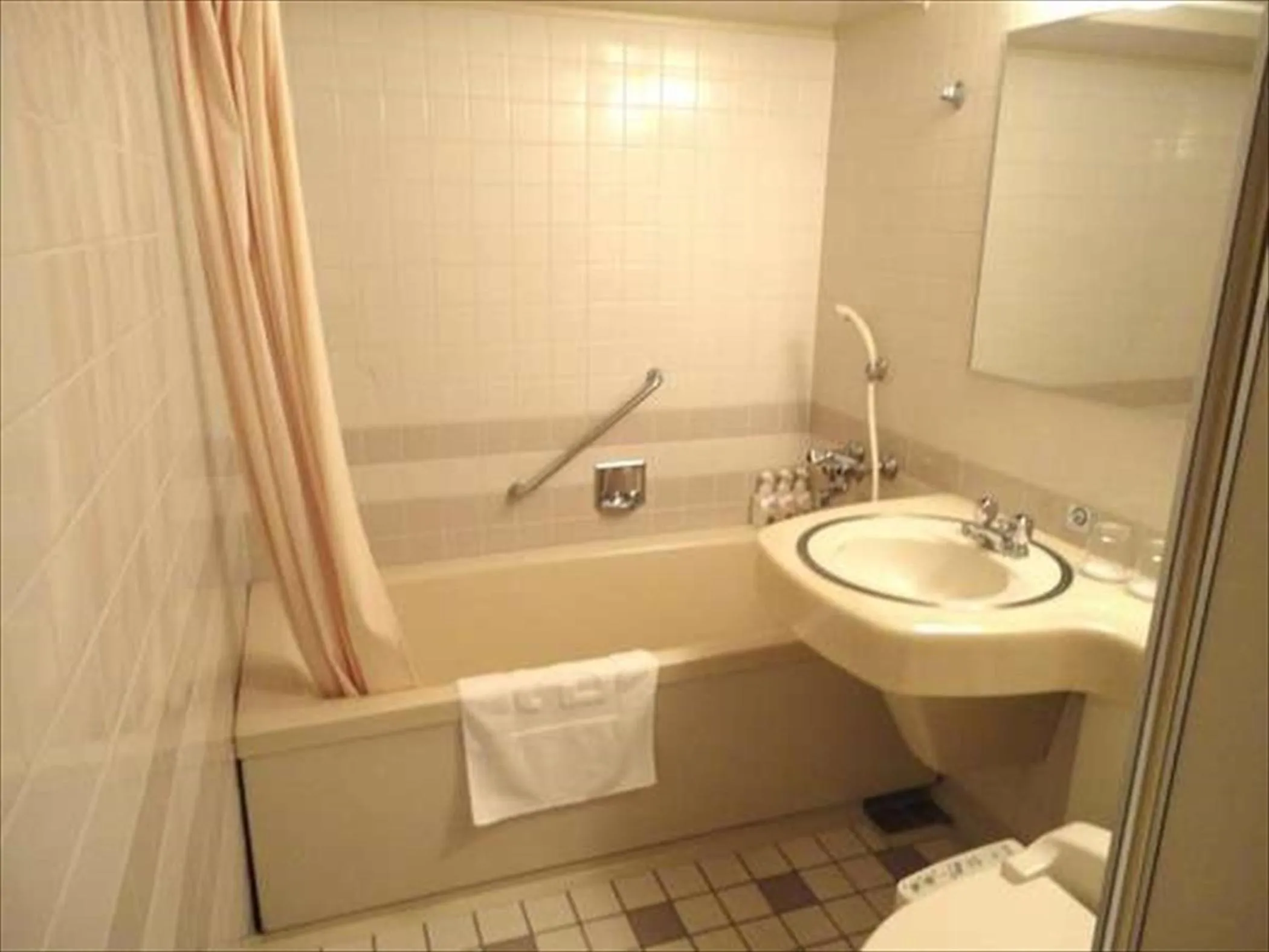 Toilet in Green Rich Hotel Nishitetsu Ohashi Ekimae