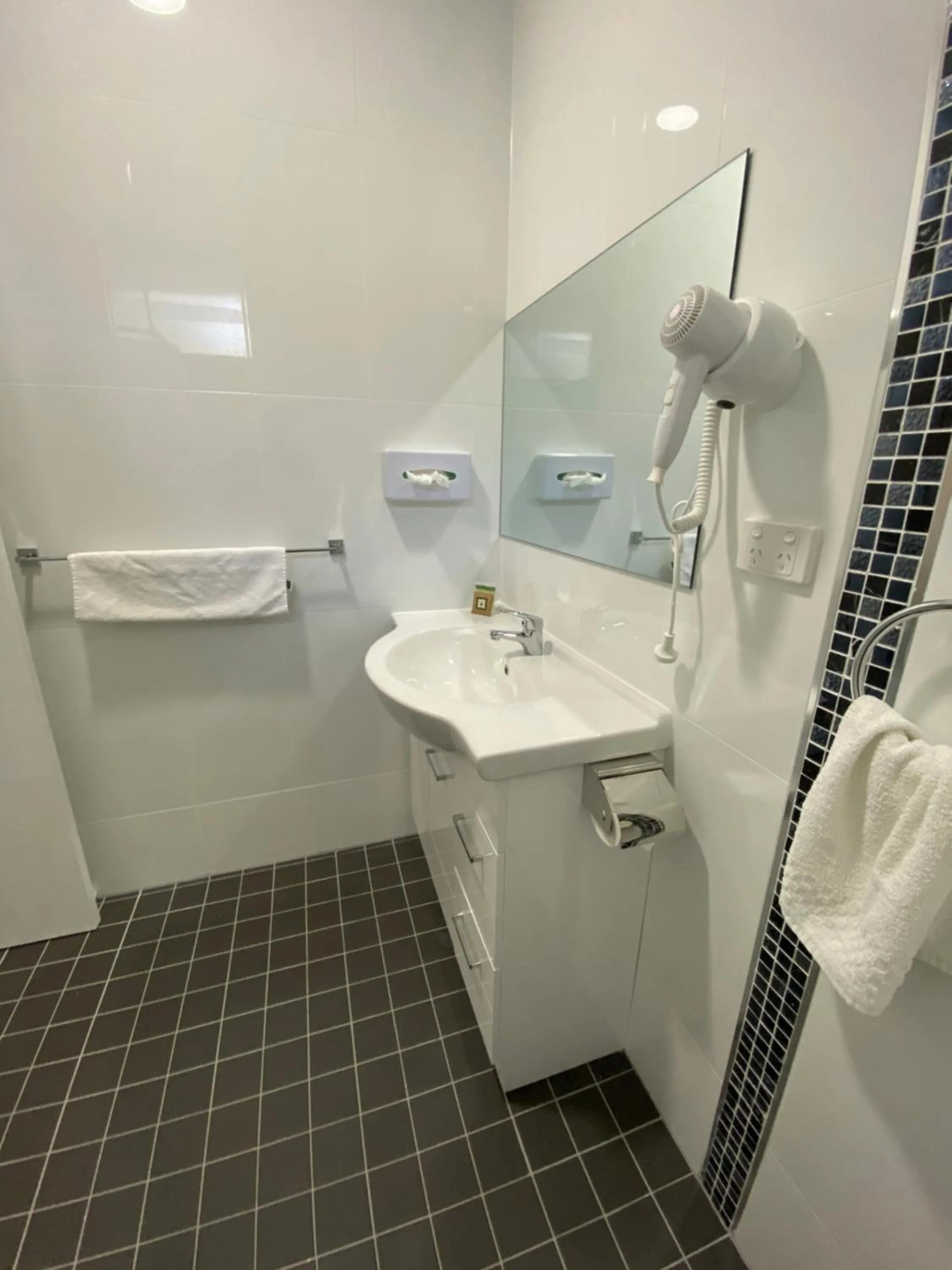 Bathroom in Bucketts Way Motel Gloucester