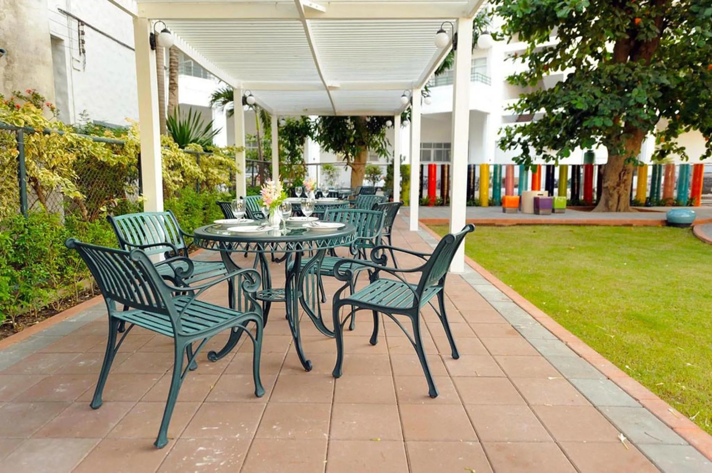 Patio in Cera Resort @ Cha-am