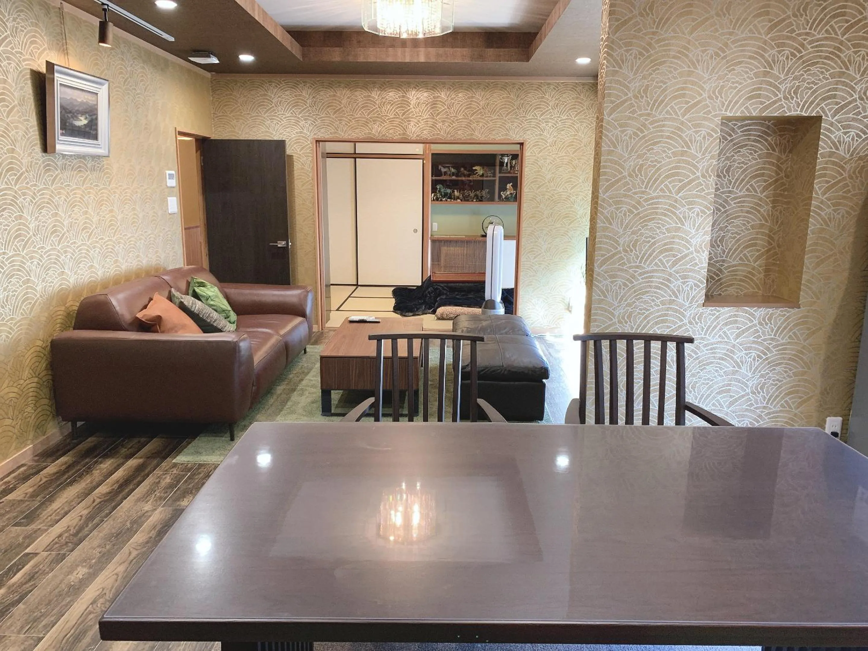 Living room in Kyoto Ryokan Gion Sano