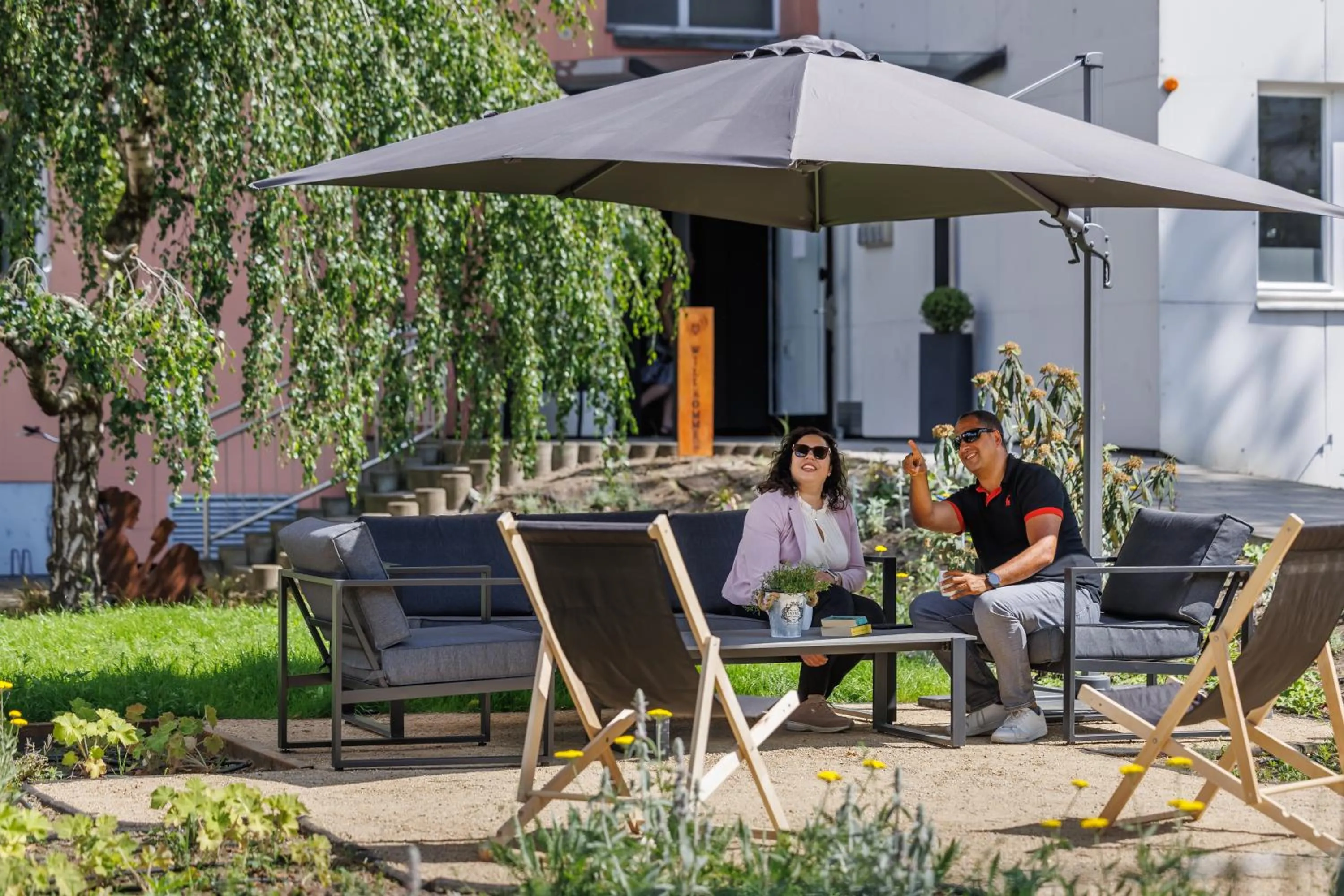 Garden in Hotel Lützow