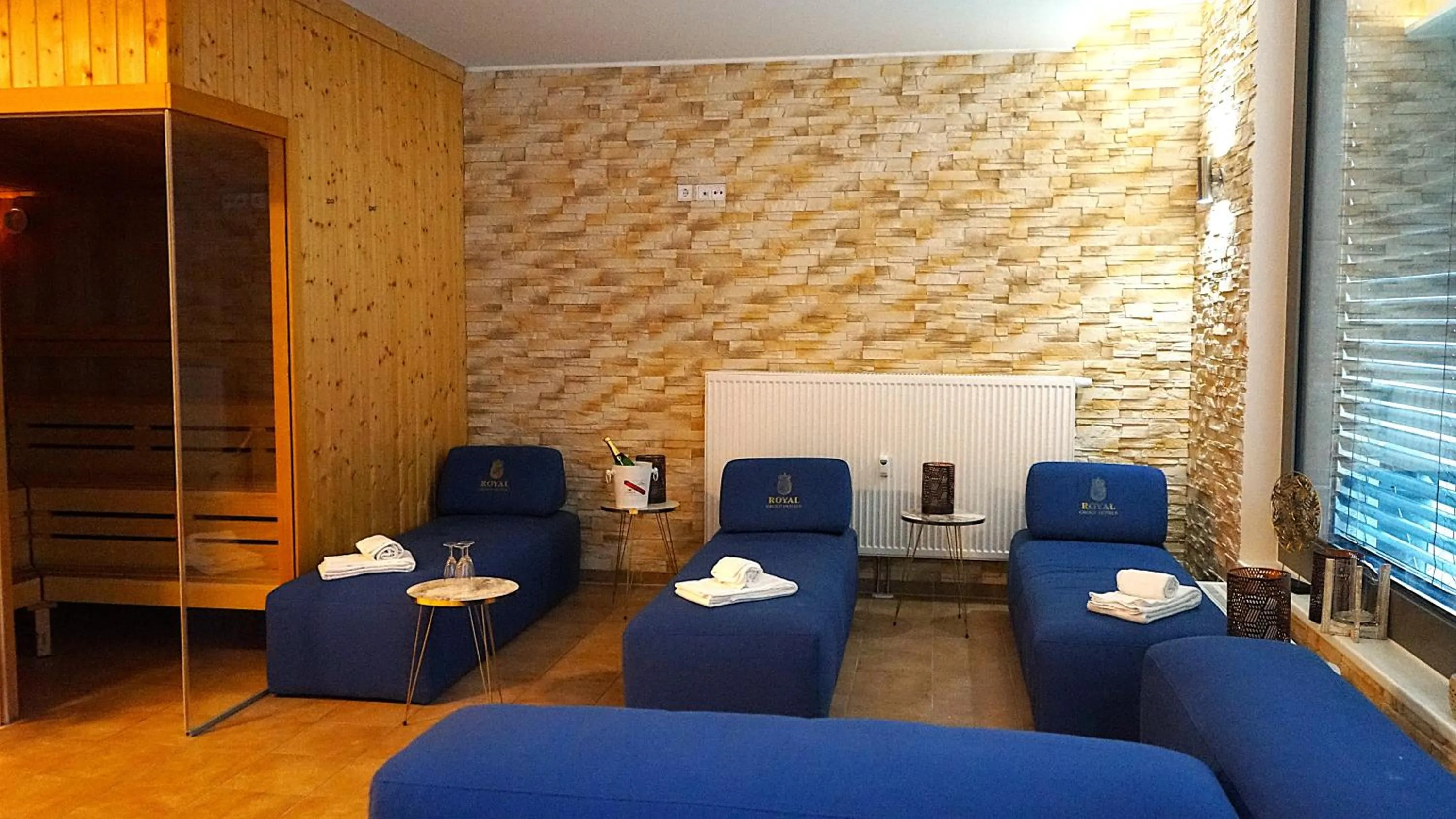 Sauna in Best Western Plus Royal Suites