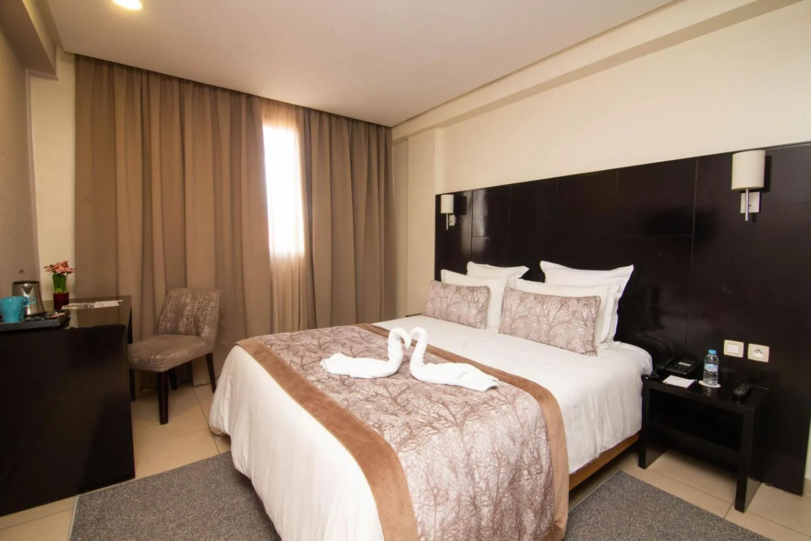 Bed in Hôtel du Golf Mohammedia