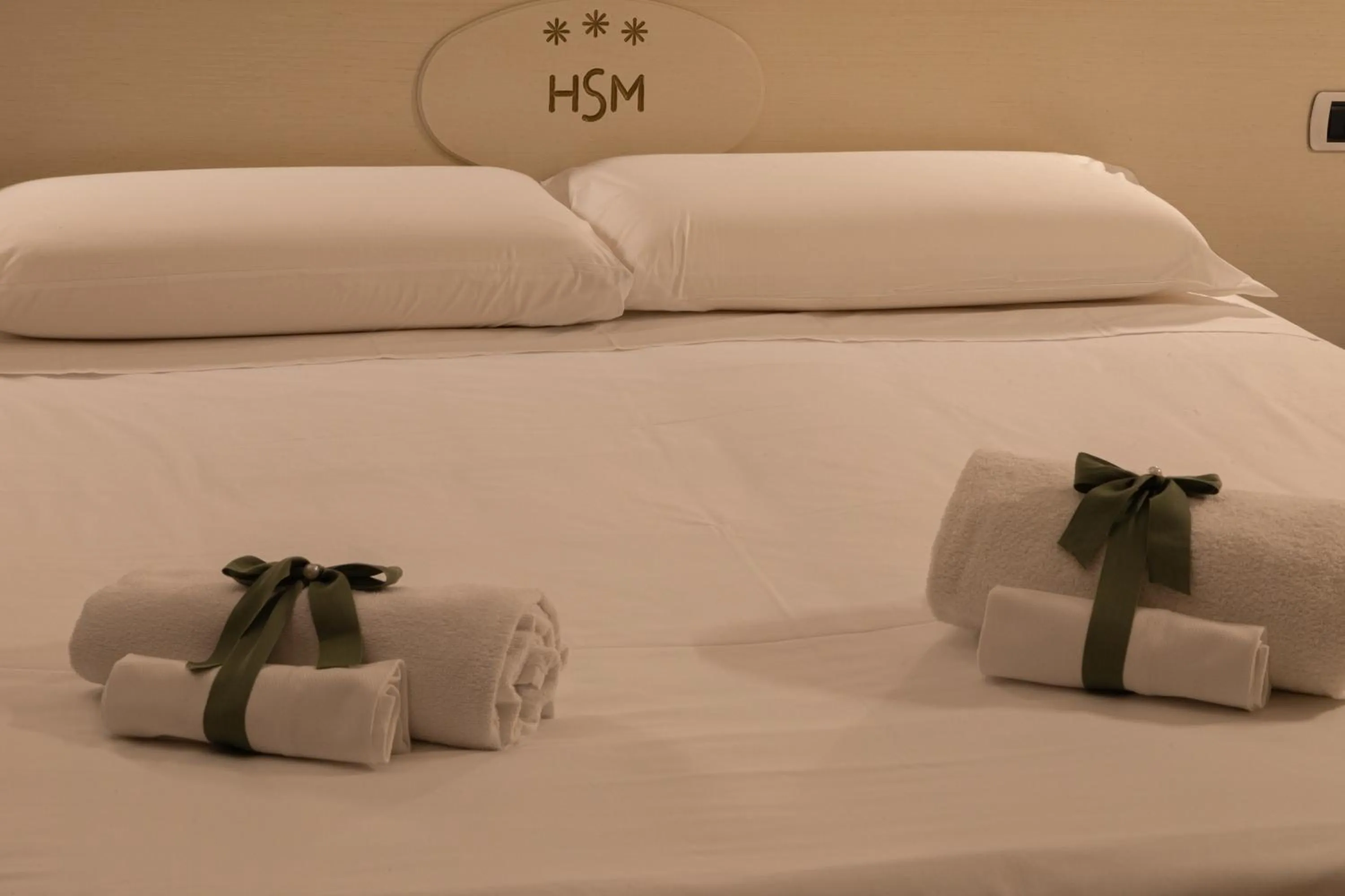 Bed in Hotel Santa Maura