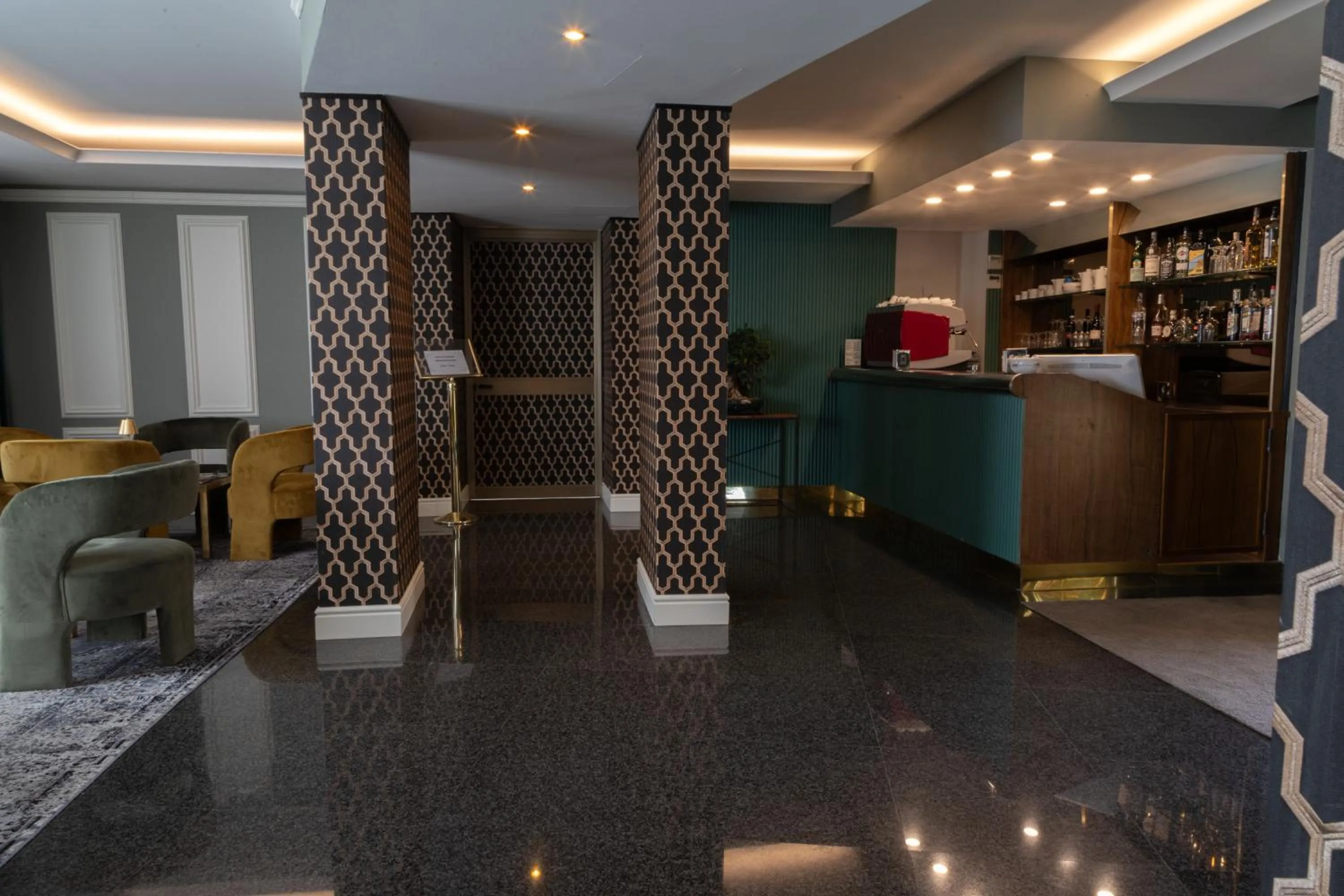 Lobby or reception in Hotel Santa Maura