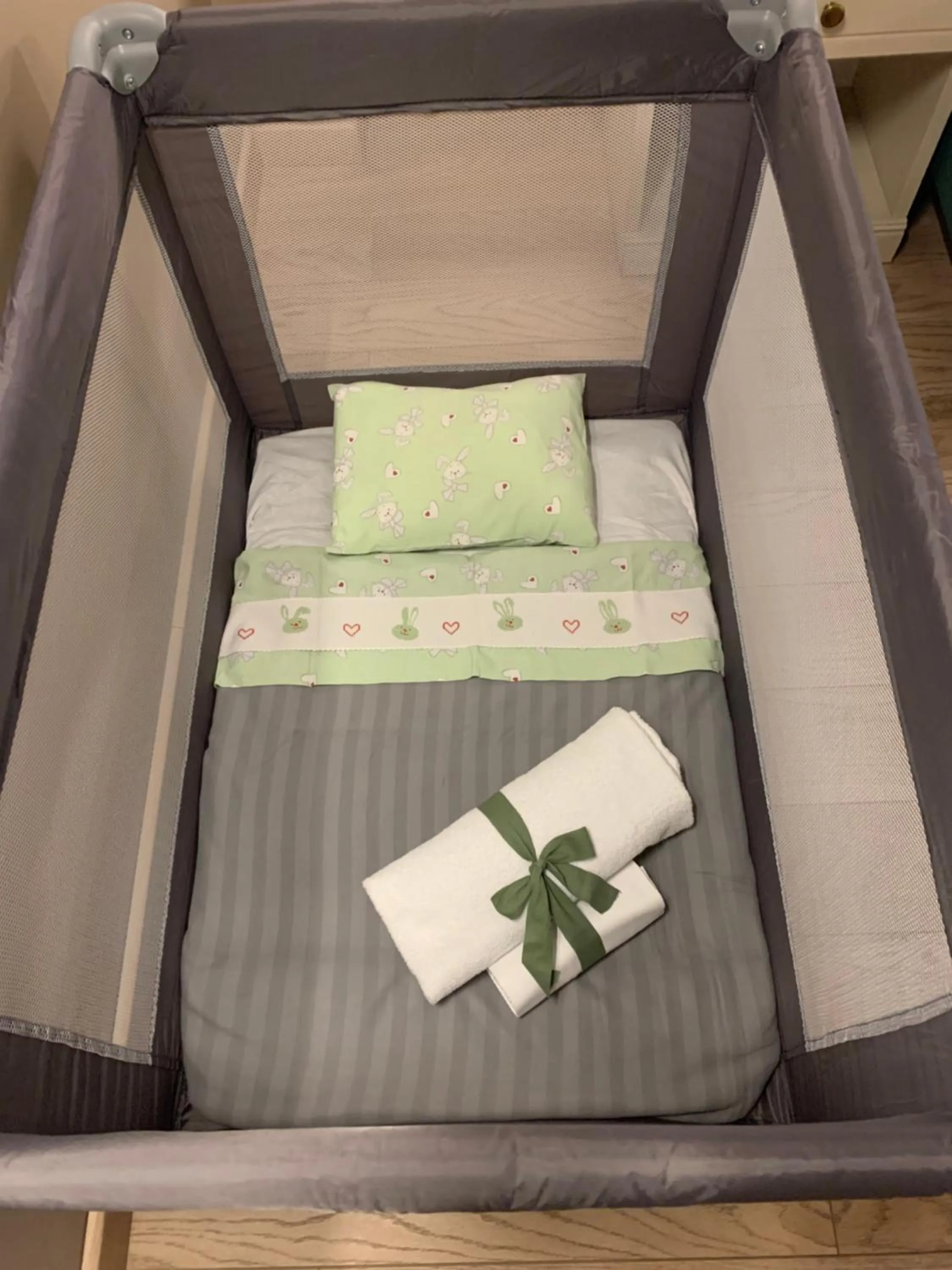 Decorative detail, Bed in Hotel Santa Maura