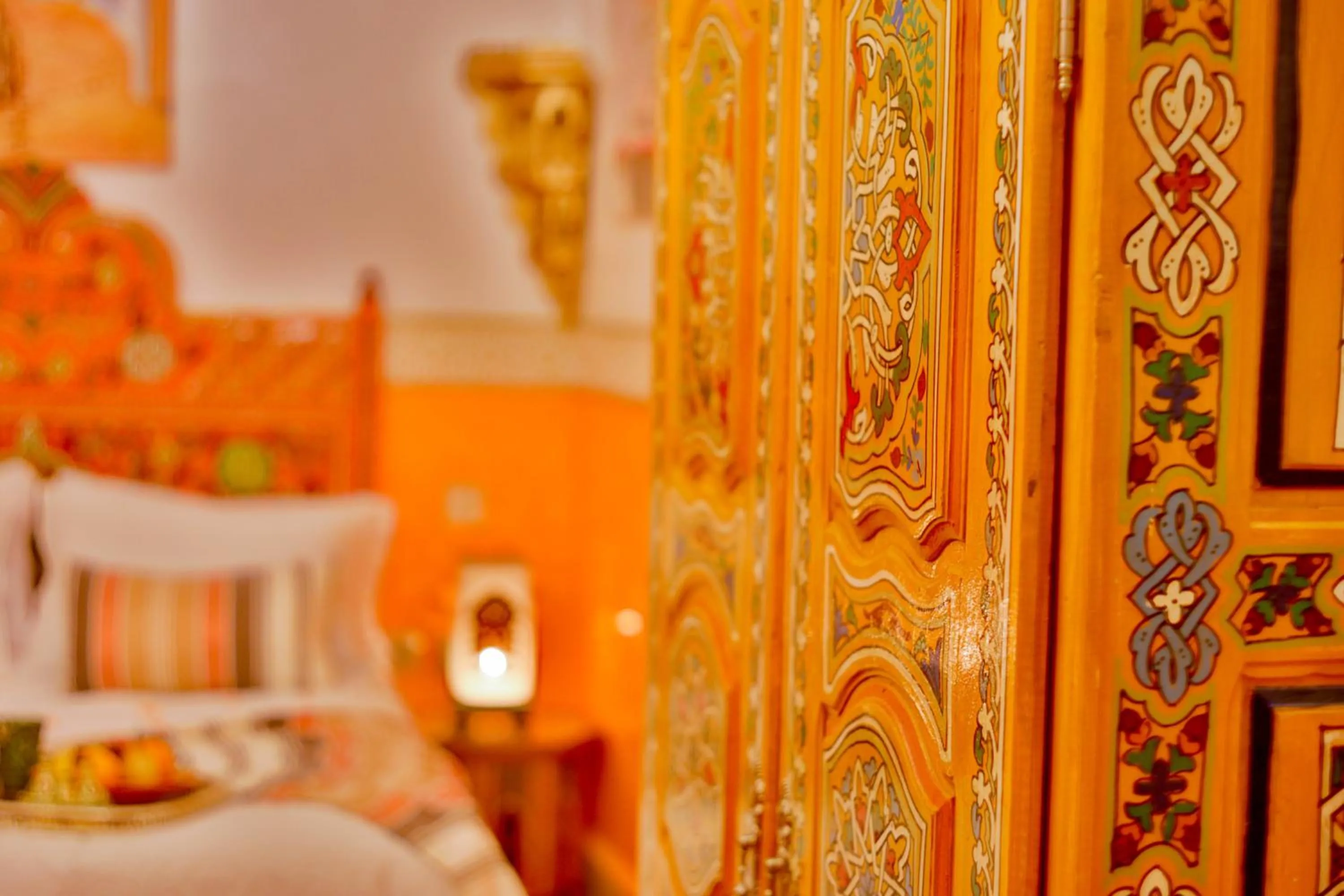 Bed in Riad Las Mil y una Noches Tetuan