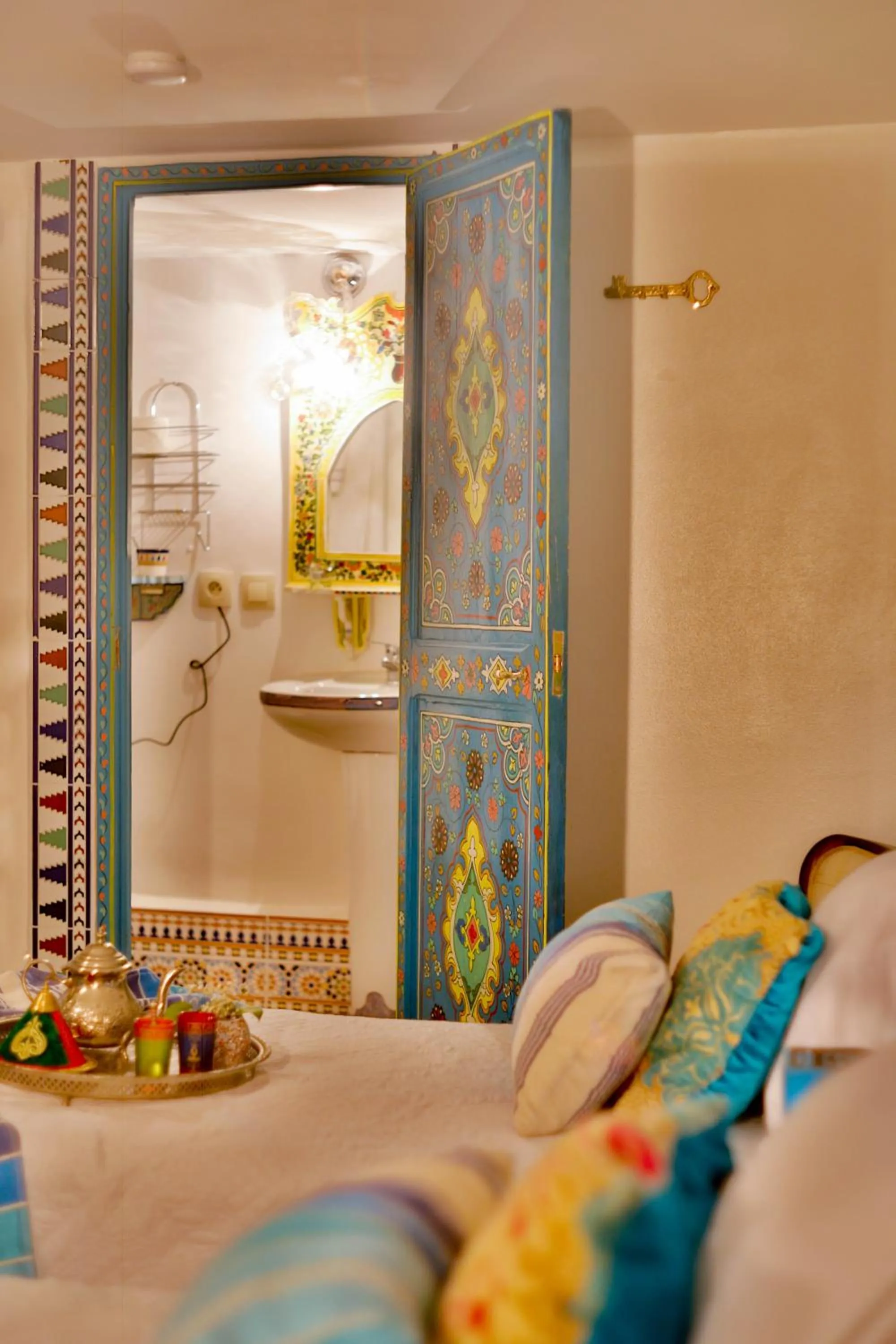 Bed in Riad Las Mil y una Noches Tetuan