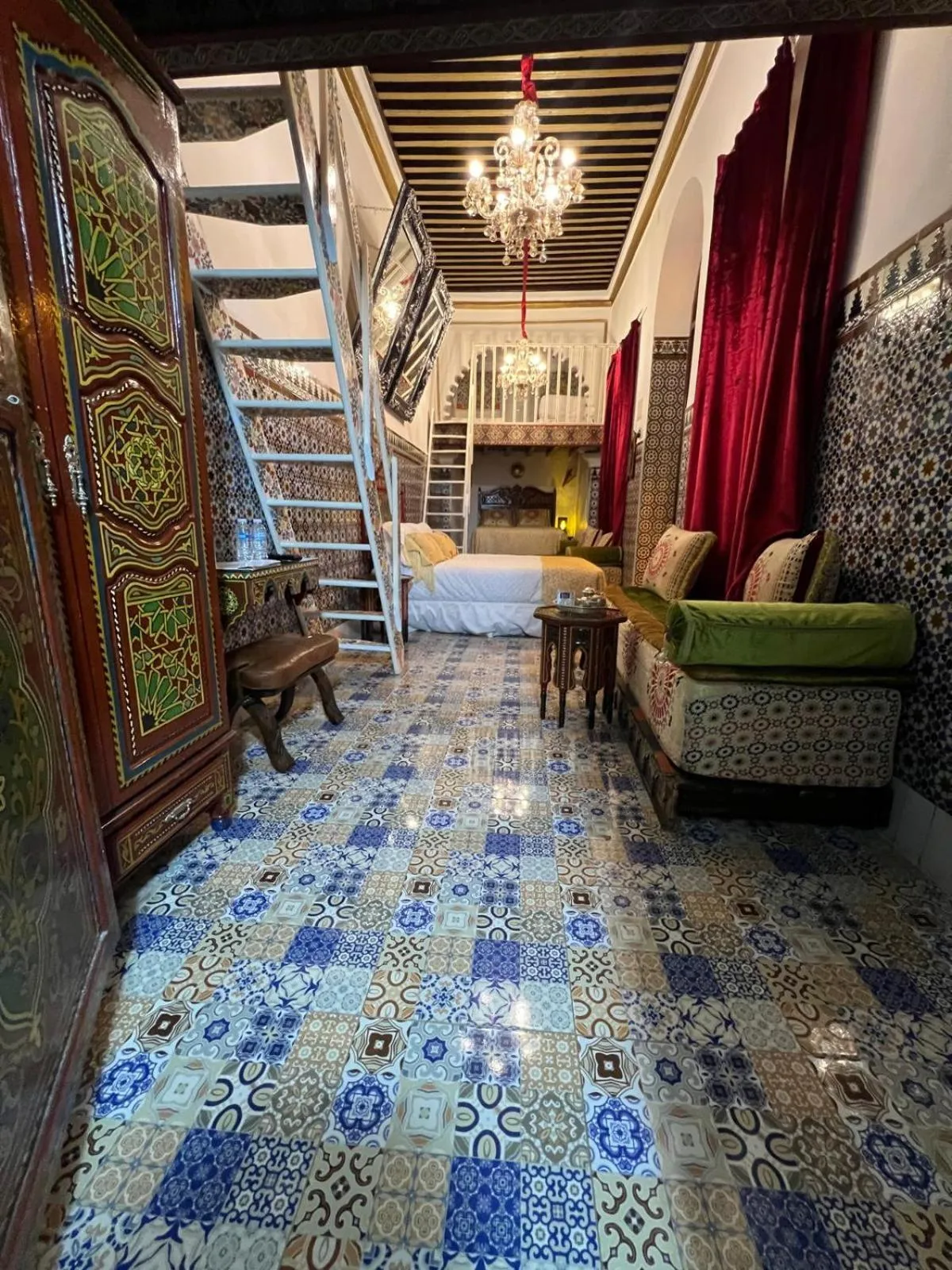 Seating area in Riad Las Mil y una Noches Tetuan