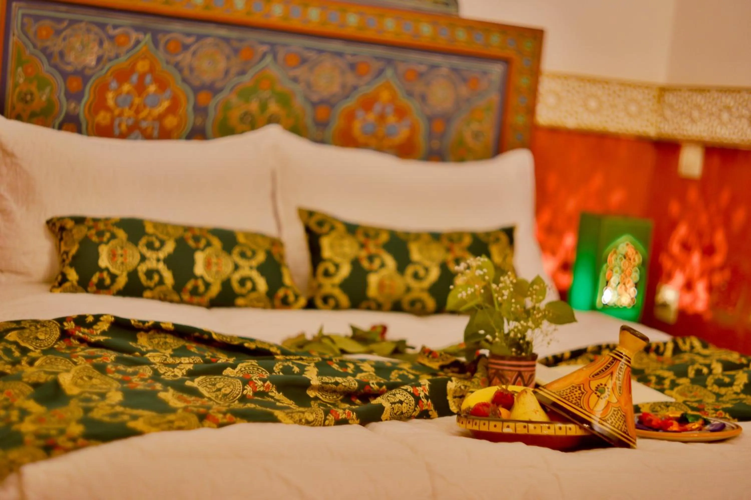 Bed in Riad Las Mil y una Noches Tetuan
