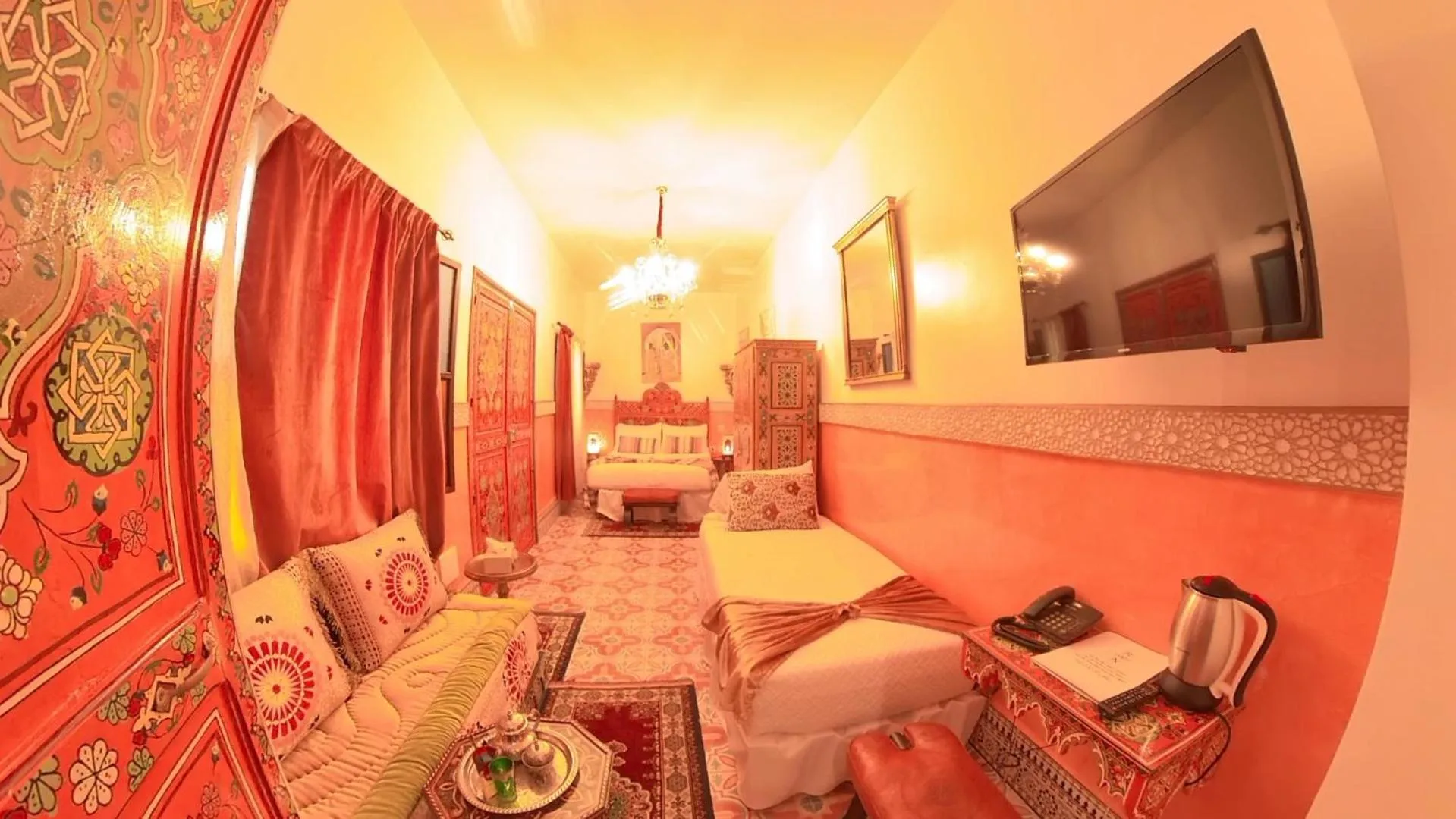 Bed in Riad Las Mil y una Noches Tetuan