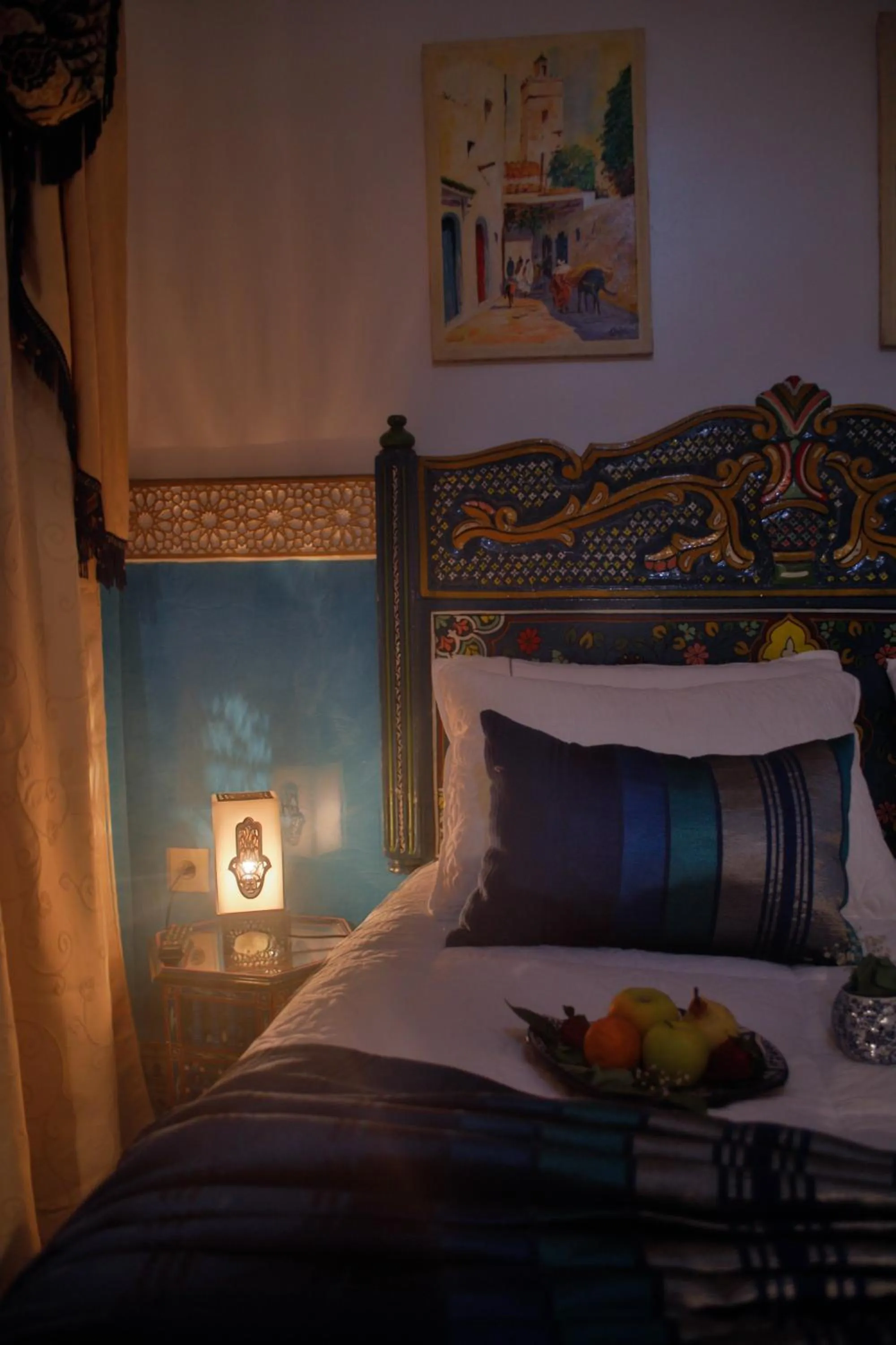 Bed in Riad Las Mil y una Noches Tetuan