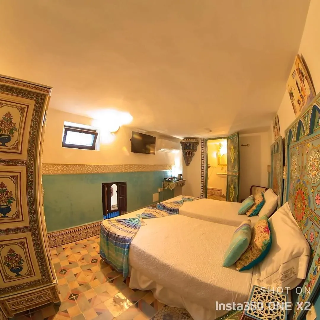 Bed in Riad Las Mil y una Noches Tetuan