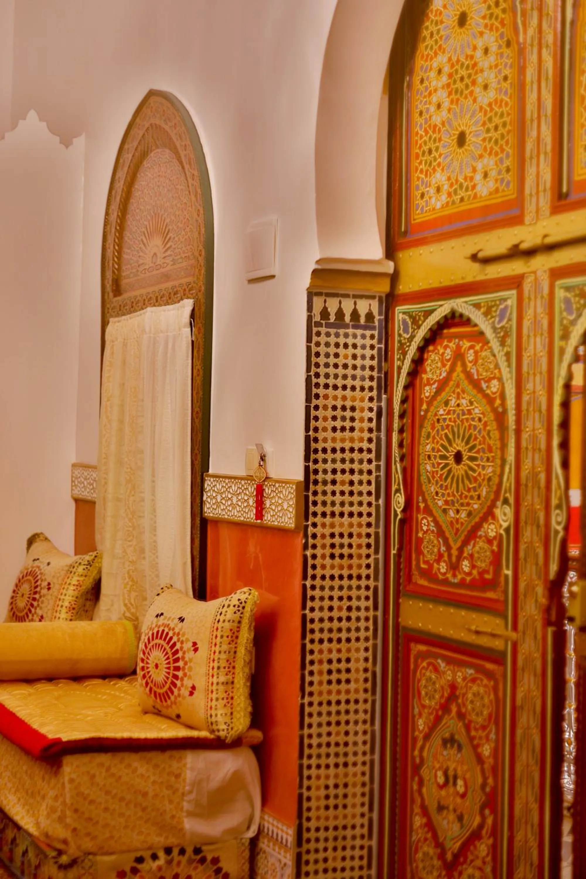 Seating area in Riad Las Mil y una Noches Tetuan