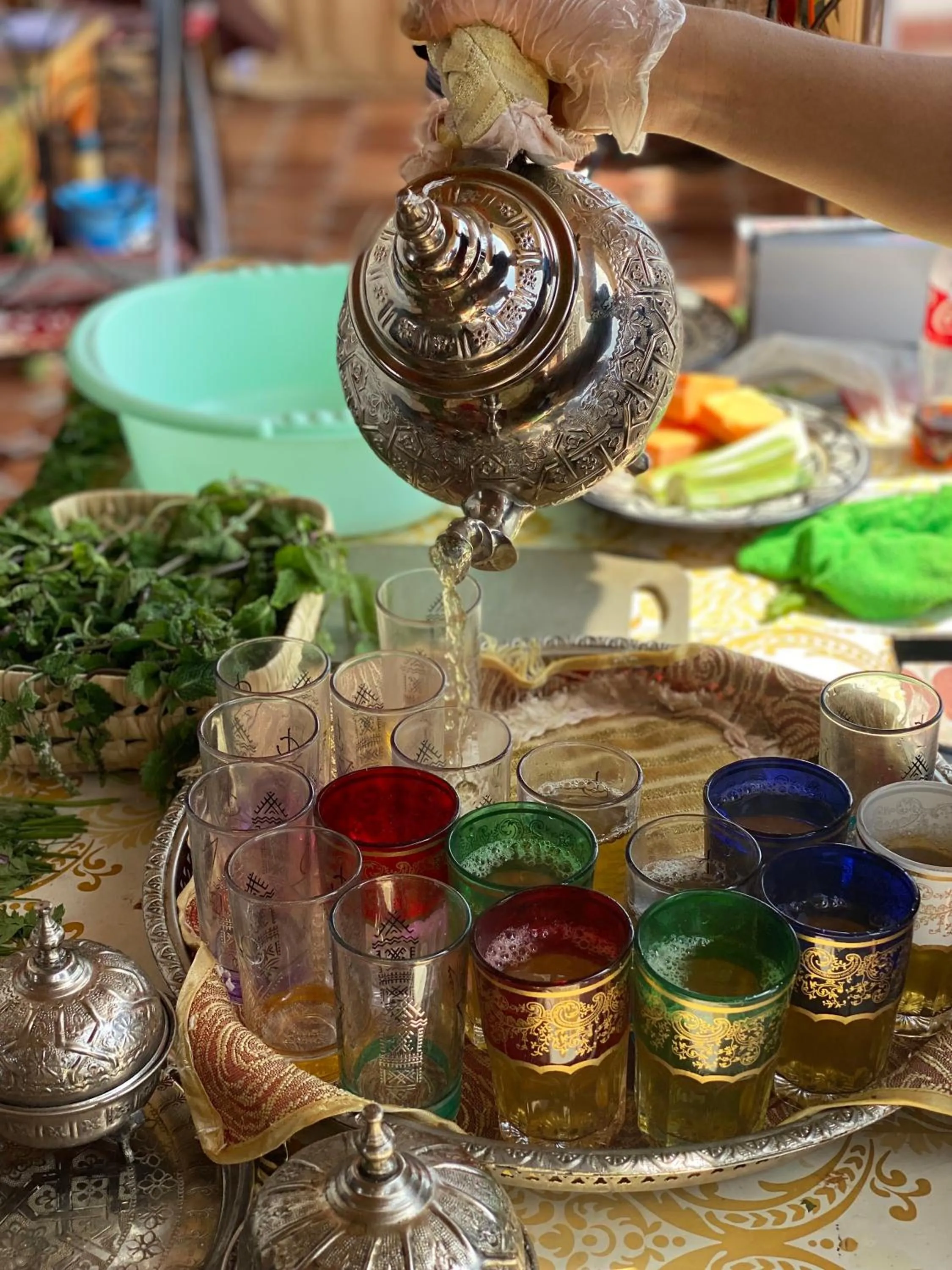 Food and drinks in Riad Las Mil y una Noches Tetuan