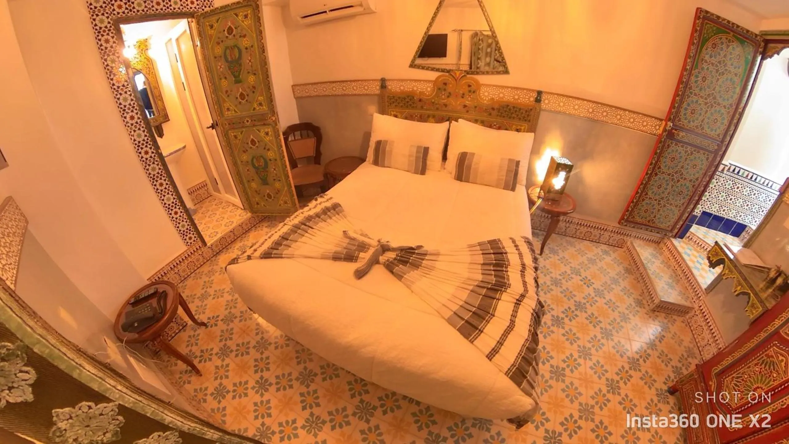 Bed in Riad Las Mil y una Noches Tetuan