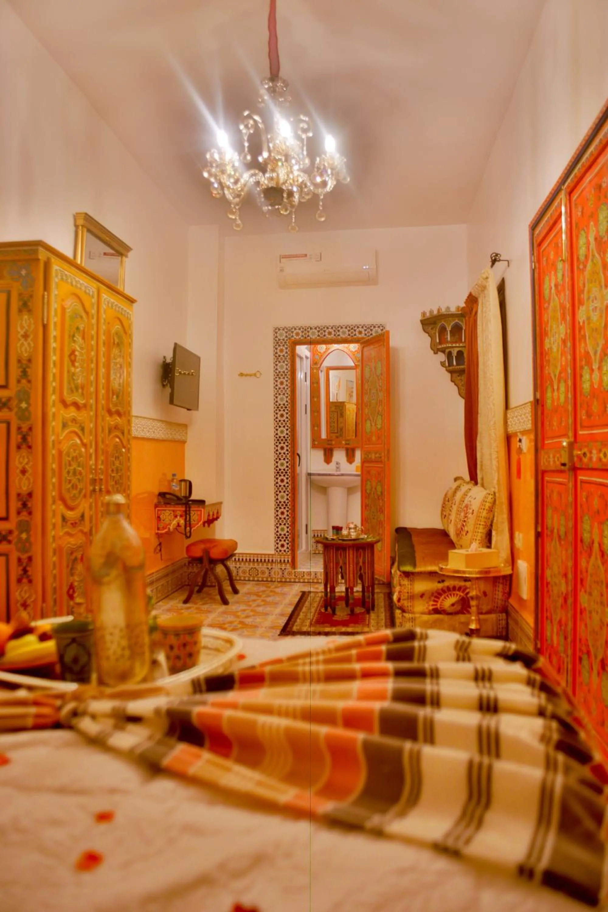 Bed in Riad Las Mil y una Noches Tetuan