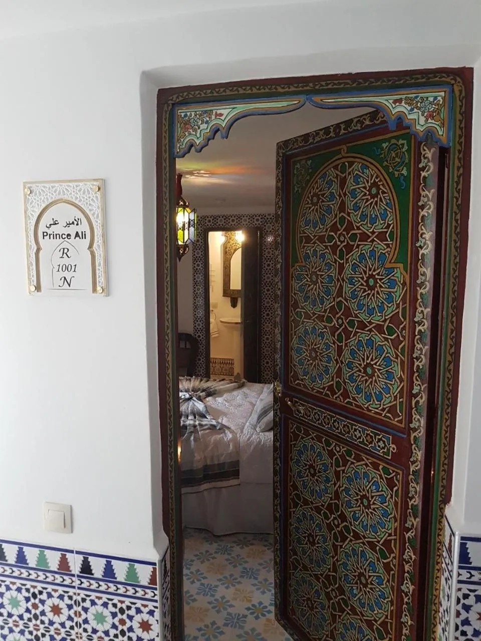 Bed in Riad Las Mil y una Noches Tetuan