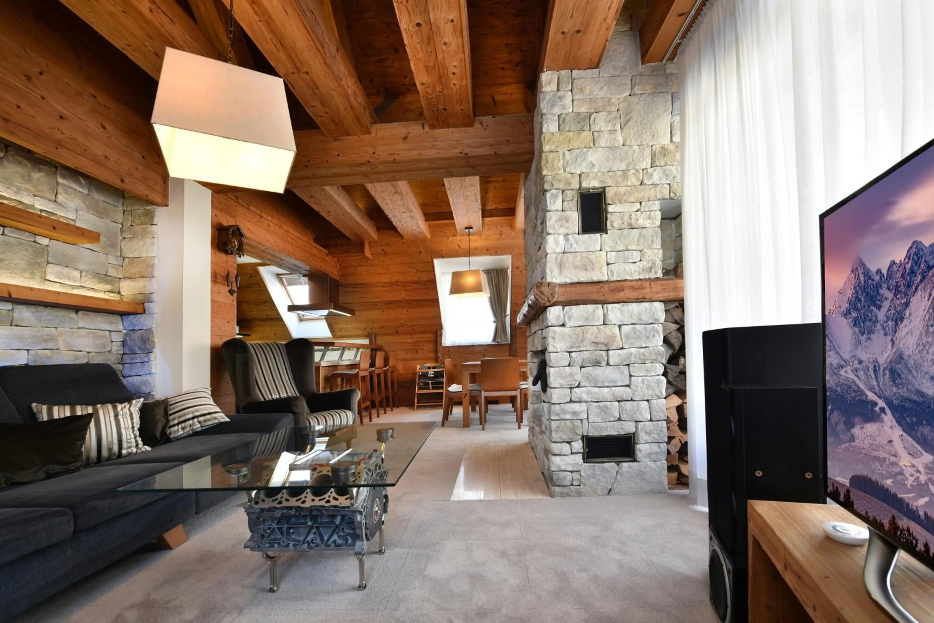 Living room in APLEND Hotel Kukučka