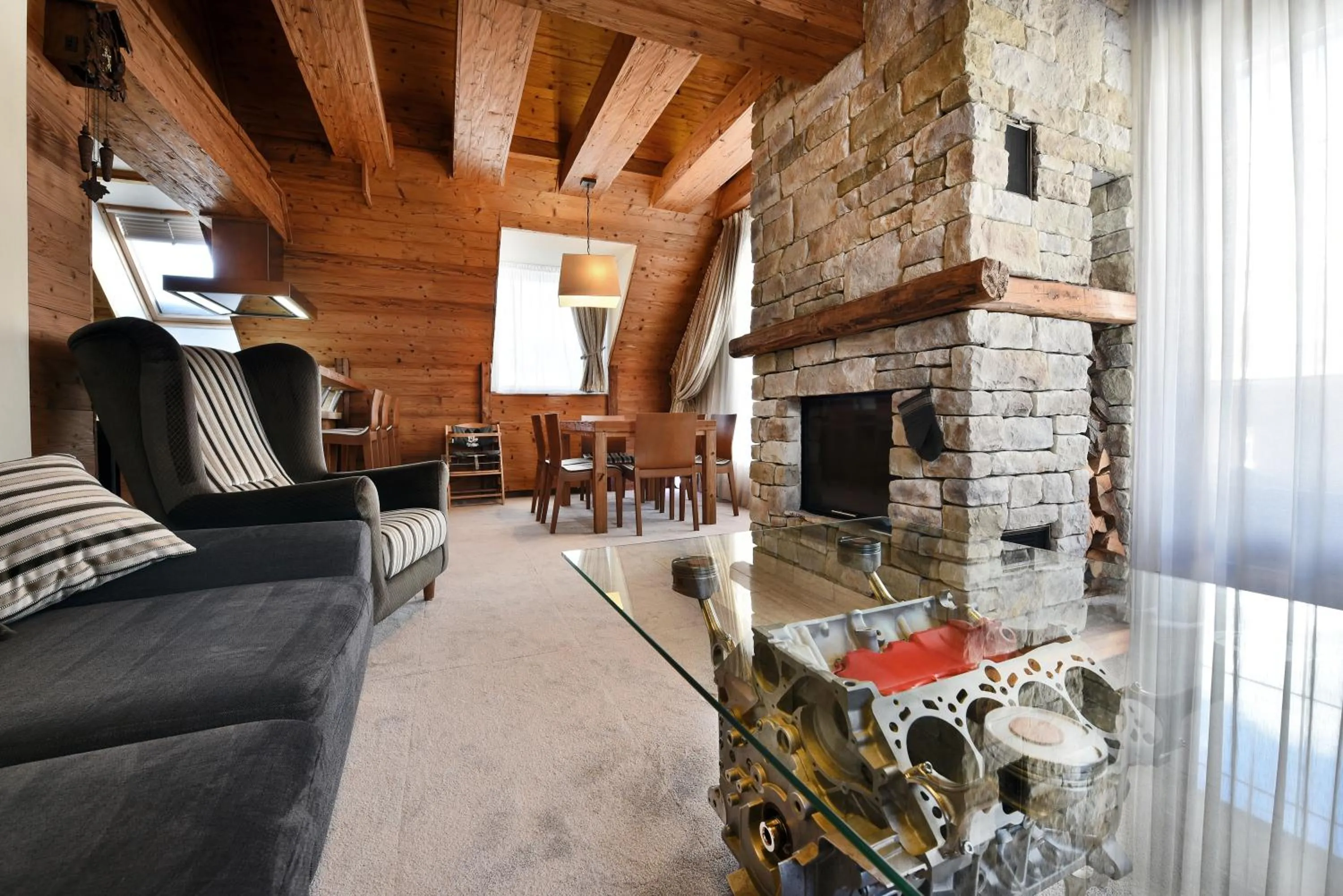 Living room in APLEND Hotel Kukučka