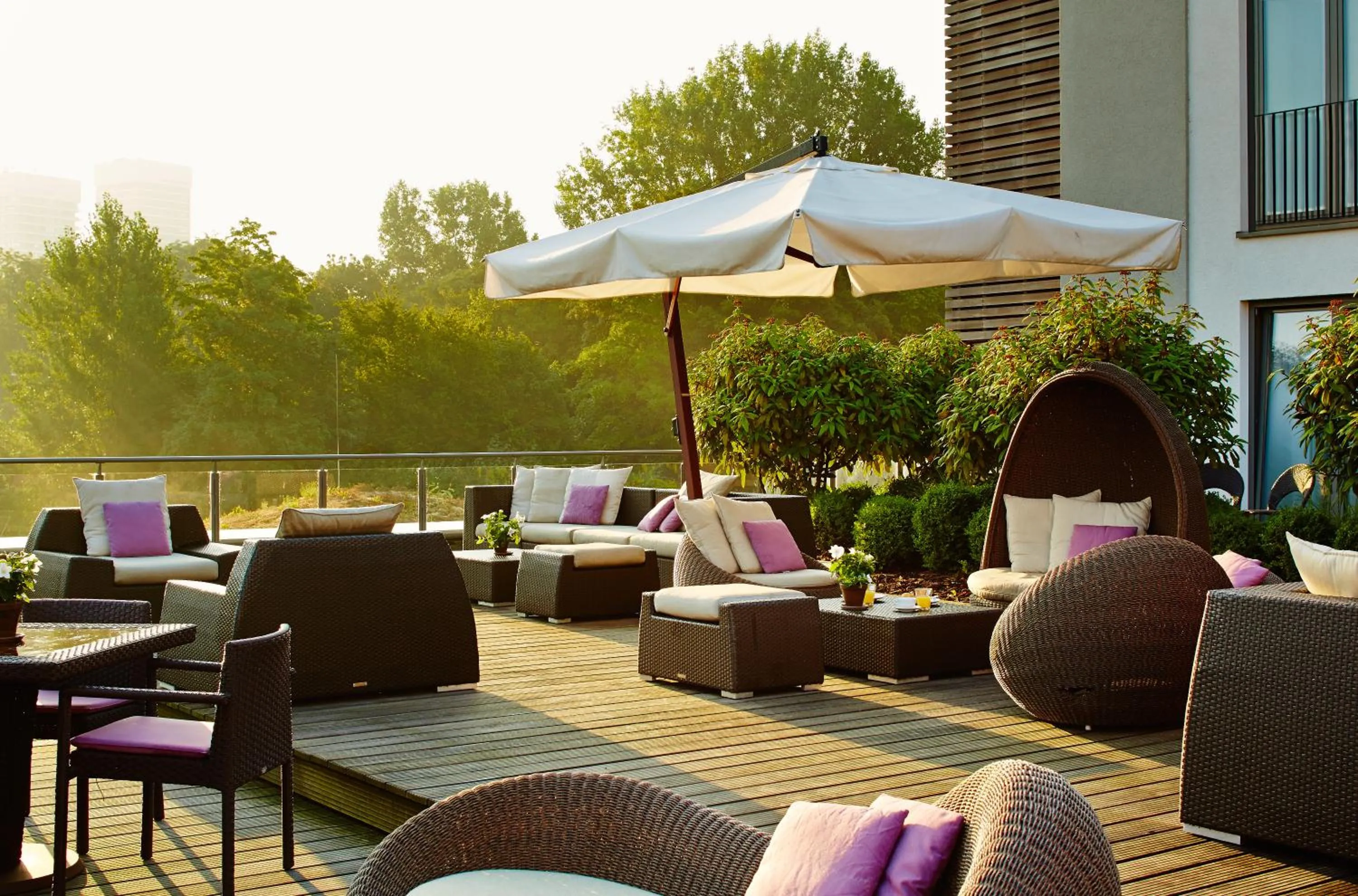 Balcony/Terrace in Aspria Hamburg Uhlenhorst Sport & Spa