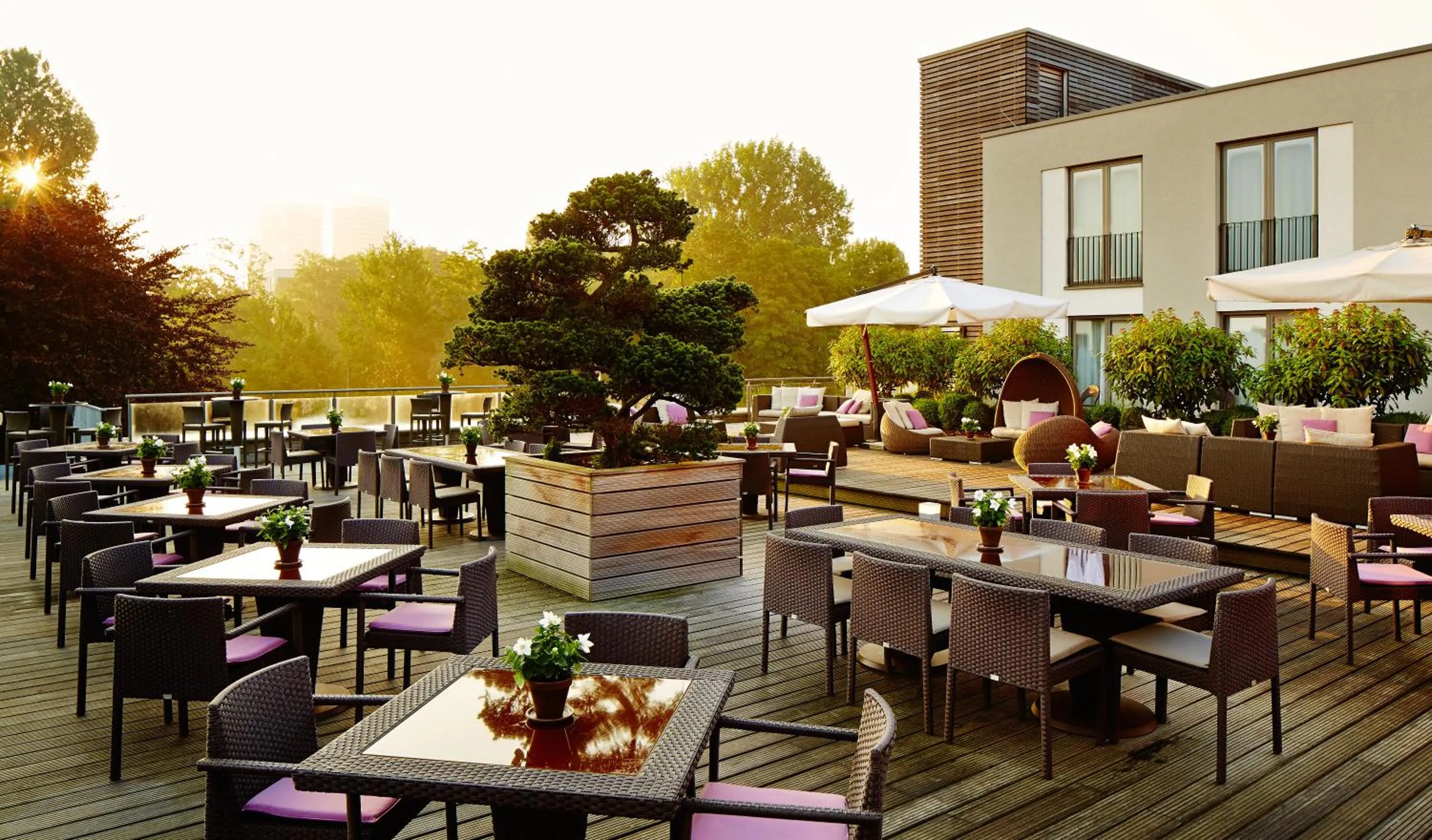 Balcony/Terrace in Aspria Hamburg Uhlenhorst Sport & Spa