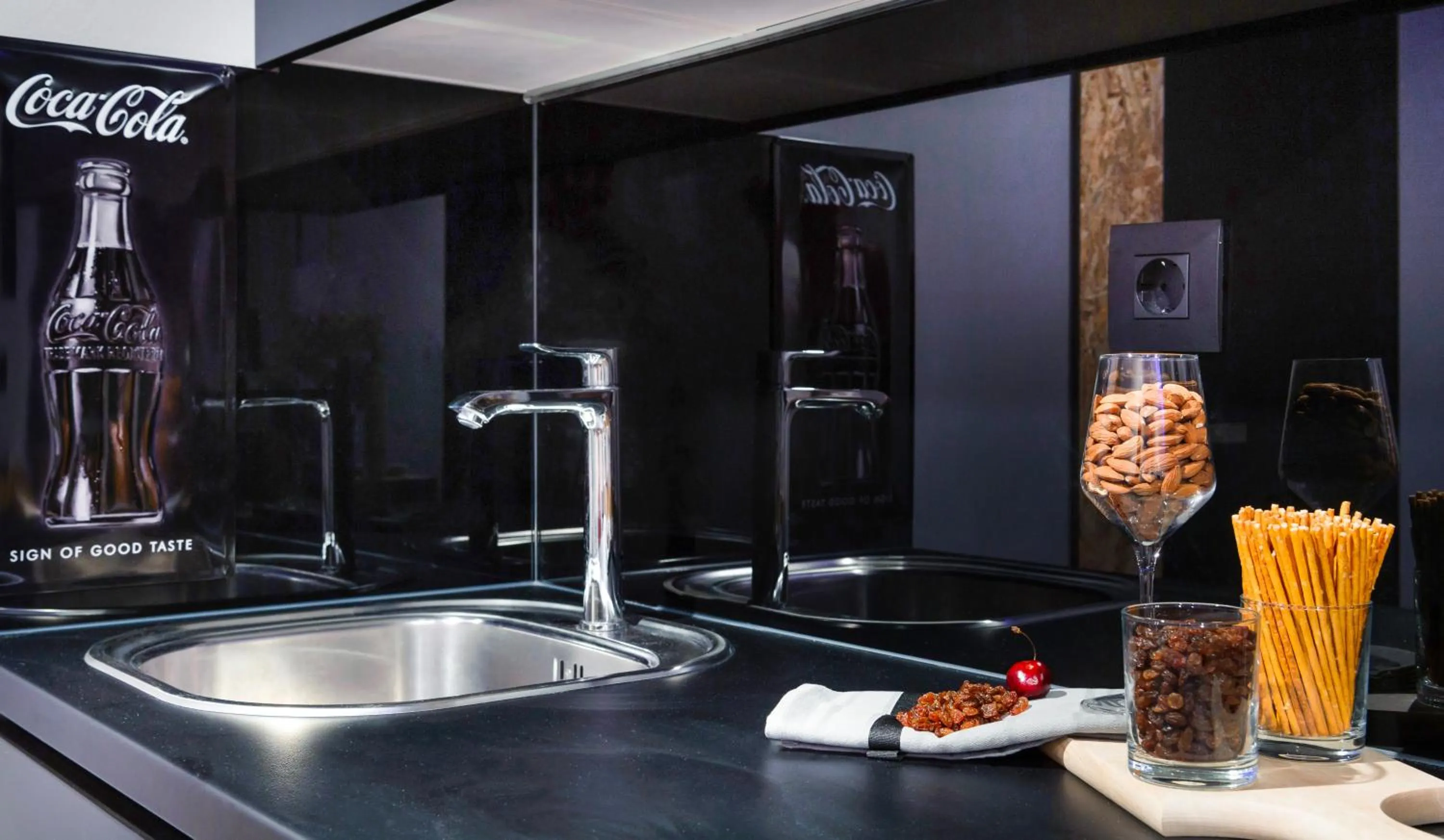 Food close-up in Split Industrial Design Rooms