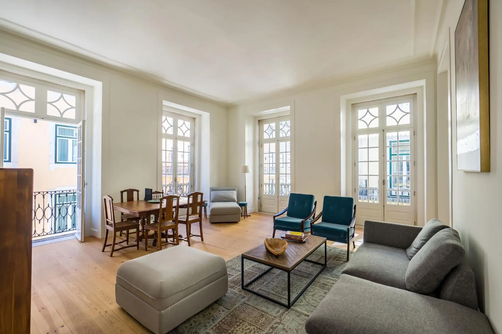 Seating area in Santa Justa Prime Guesthouse