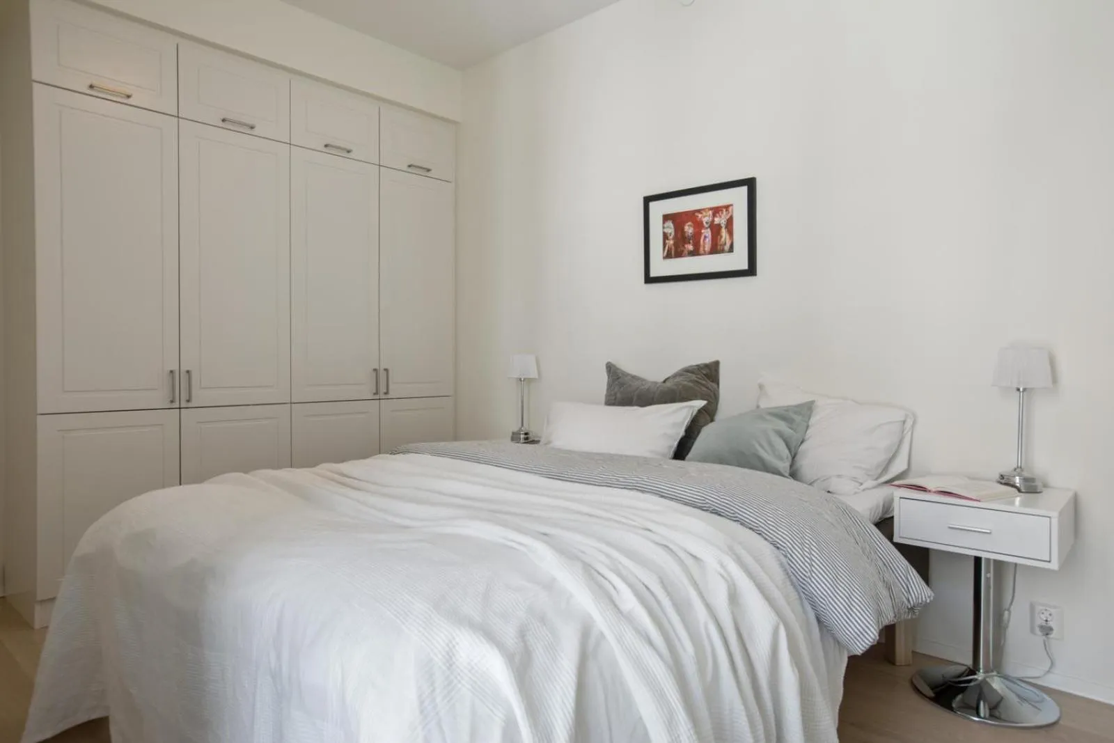 Bedroom, Bed in BJØRVIKA APARTMENTS, Opera Area, Oslo city center