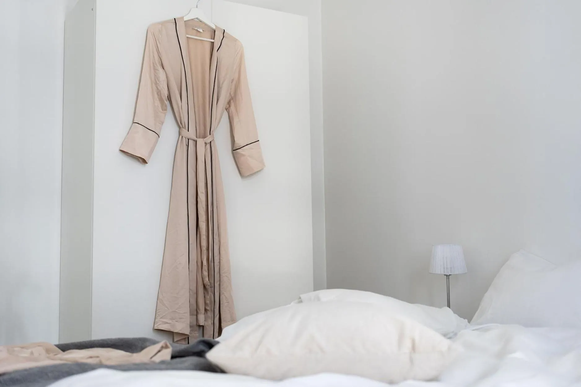 Decorative detail, Bed in BJØRVIKA APARTMENTS, Opera Area, Oslo city center